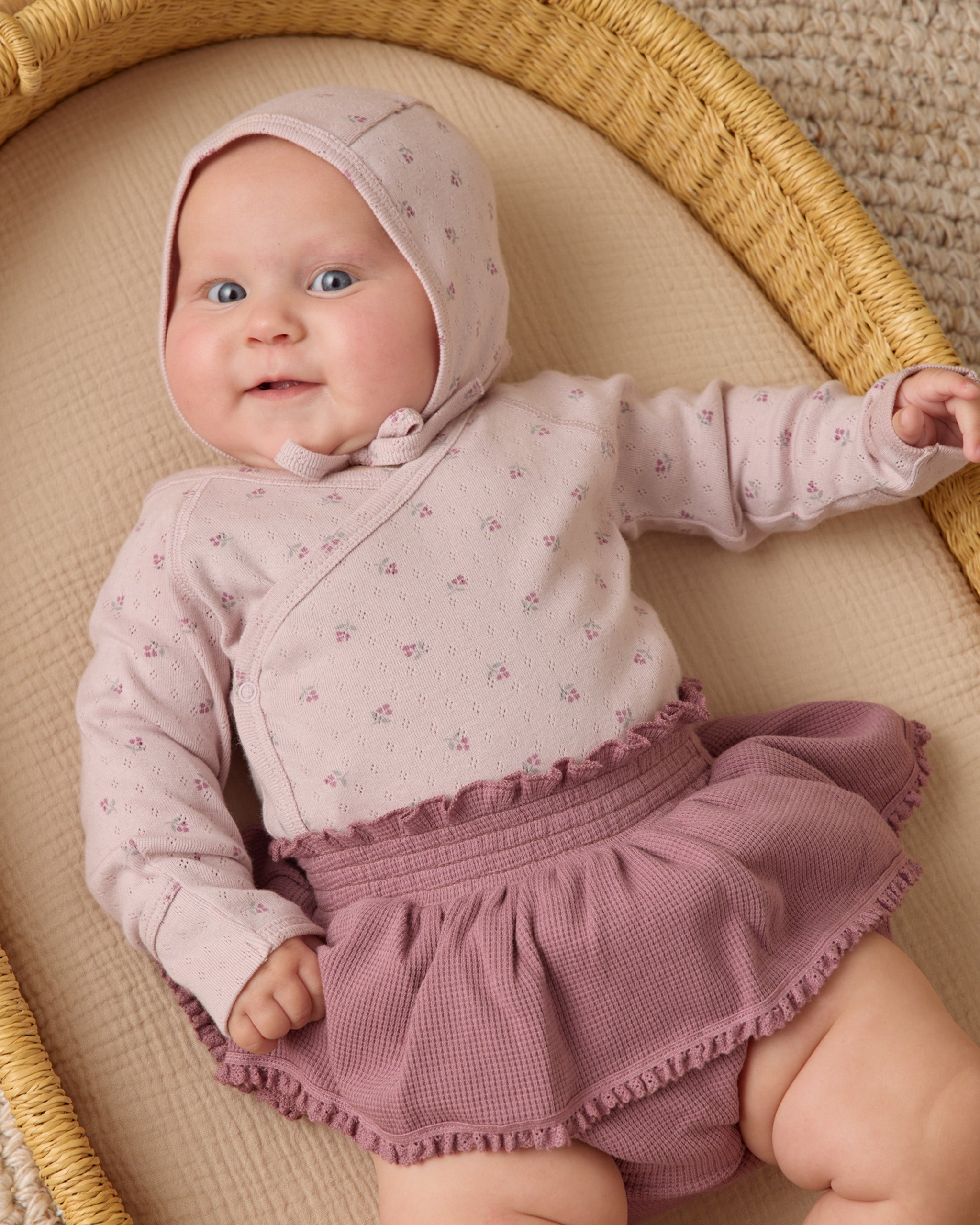 Side Snap Bodysuit || Lilac Ditsy
