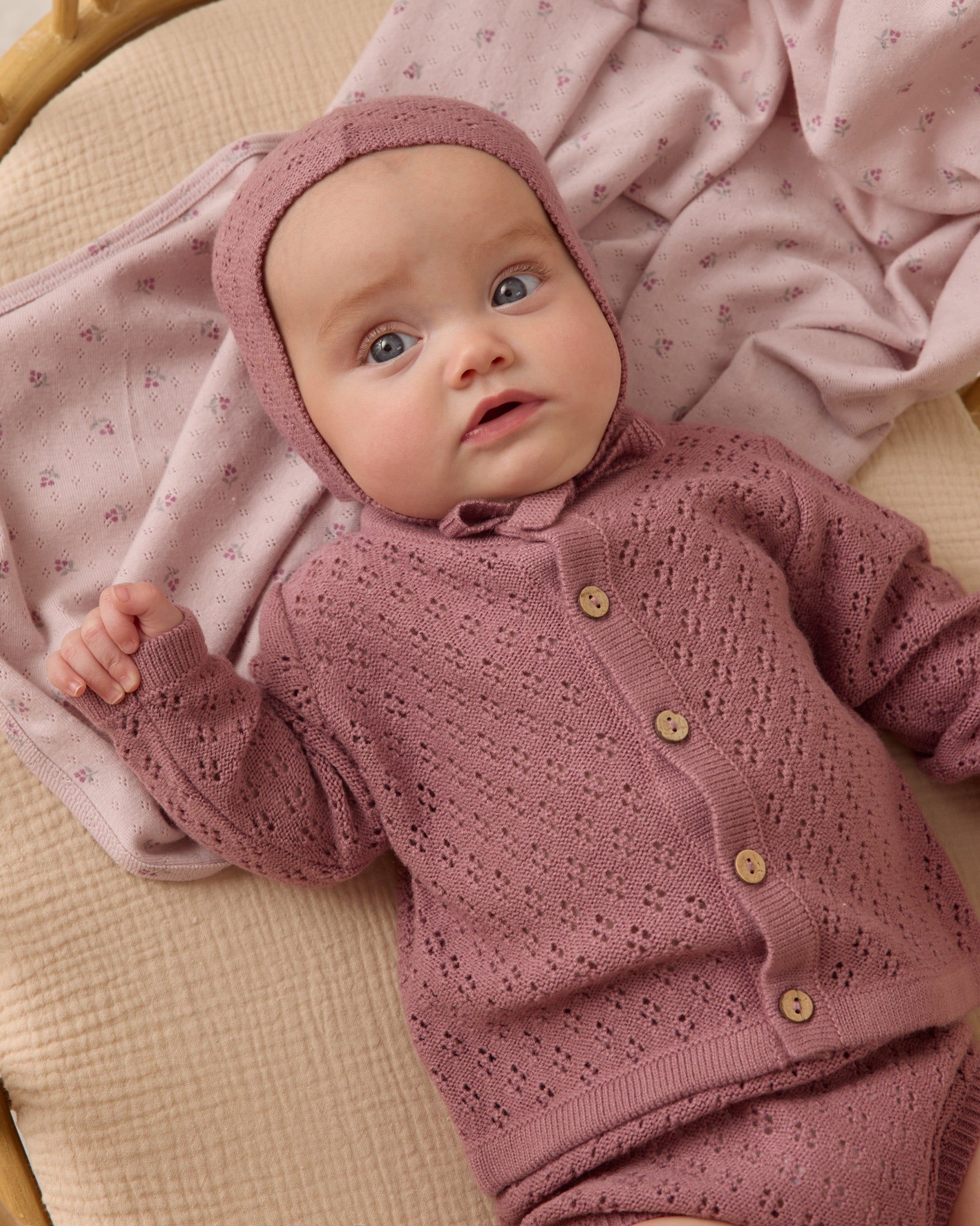 Knit Cardigan || Mulberry