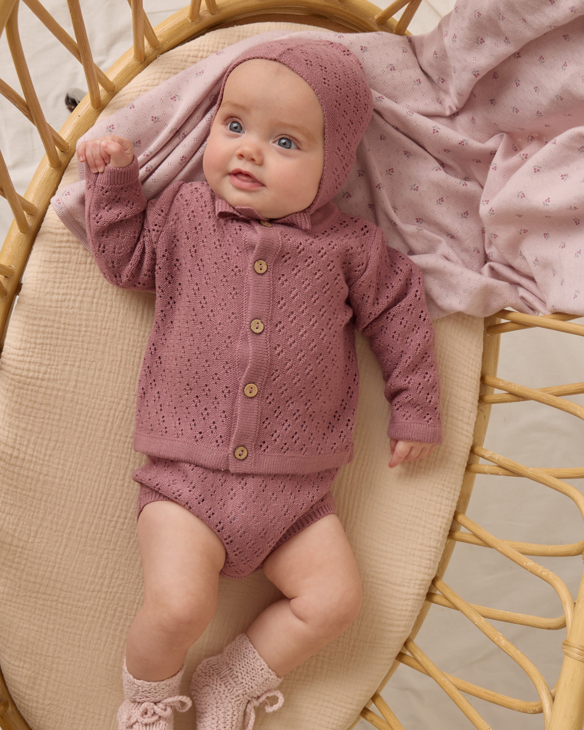 Knit Cardigan || Mulberry