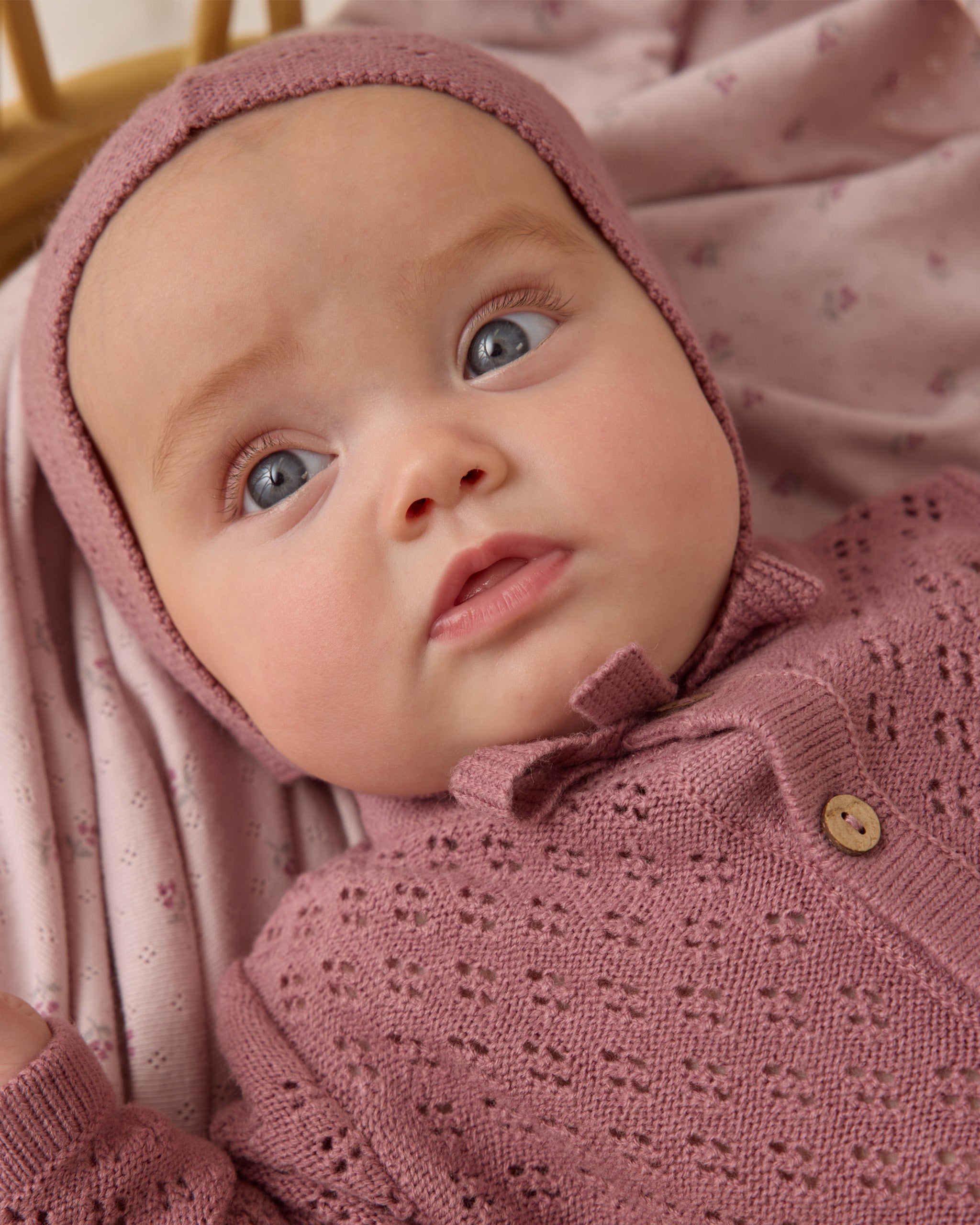 Knit Cardigan || Mulberry