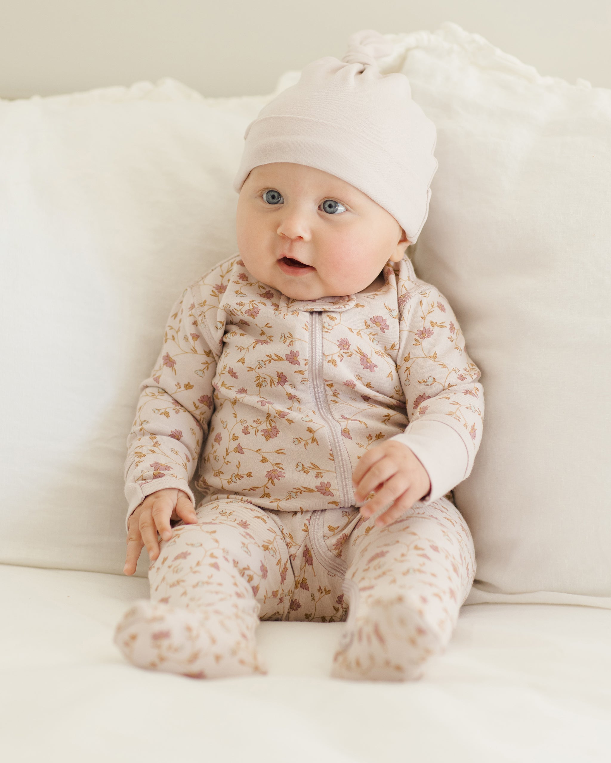 Zip Long Sleeve Sleeper Footie || Garden