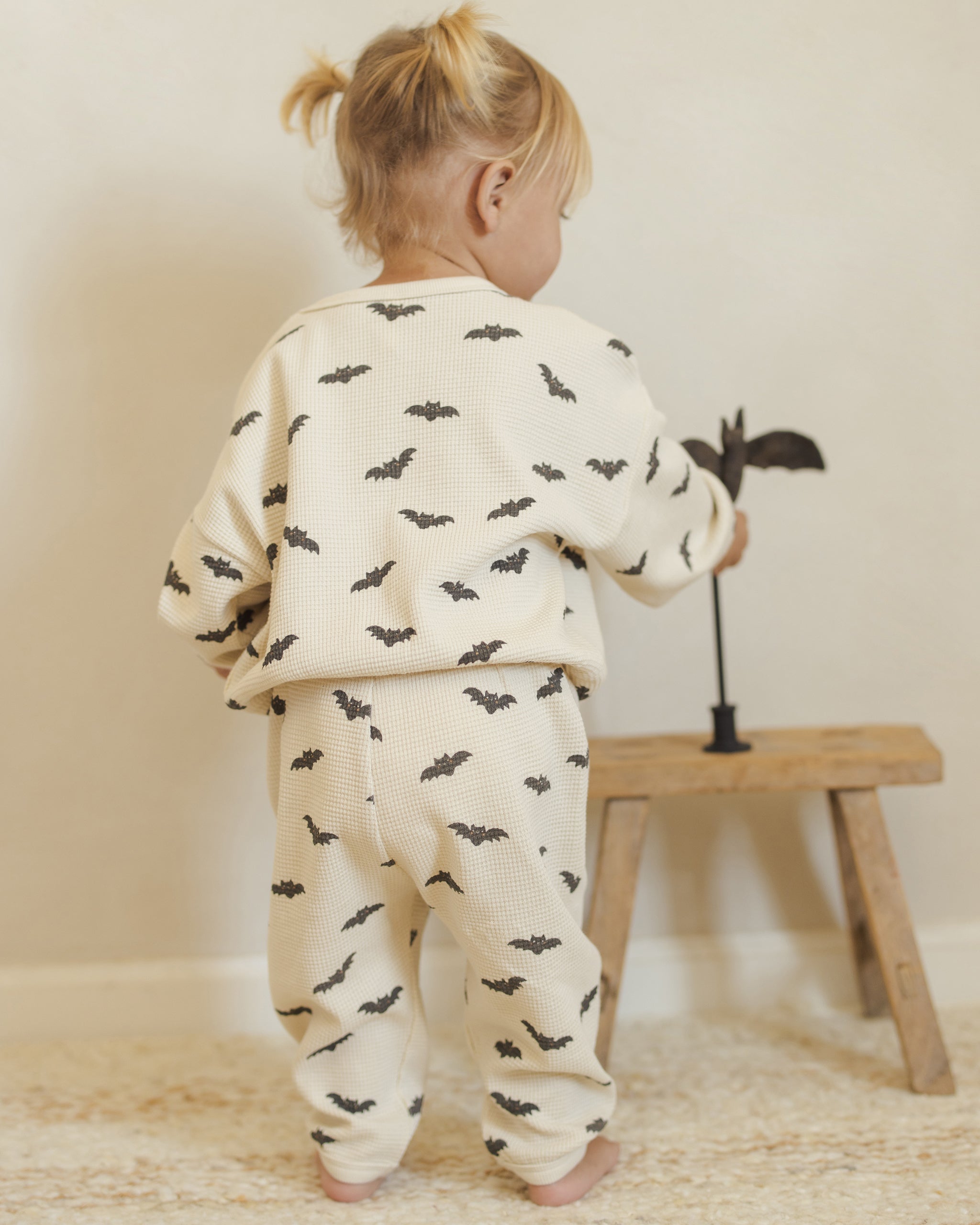 Waffle Slouch Set || Bats