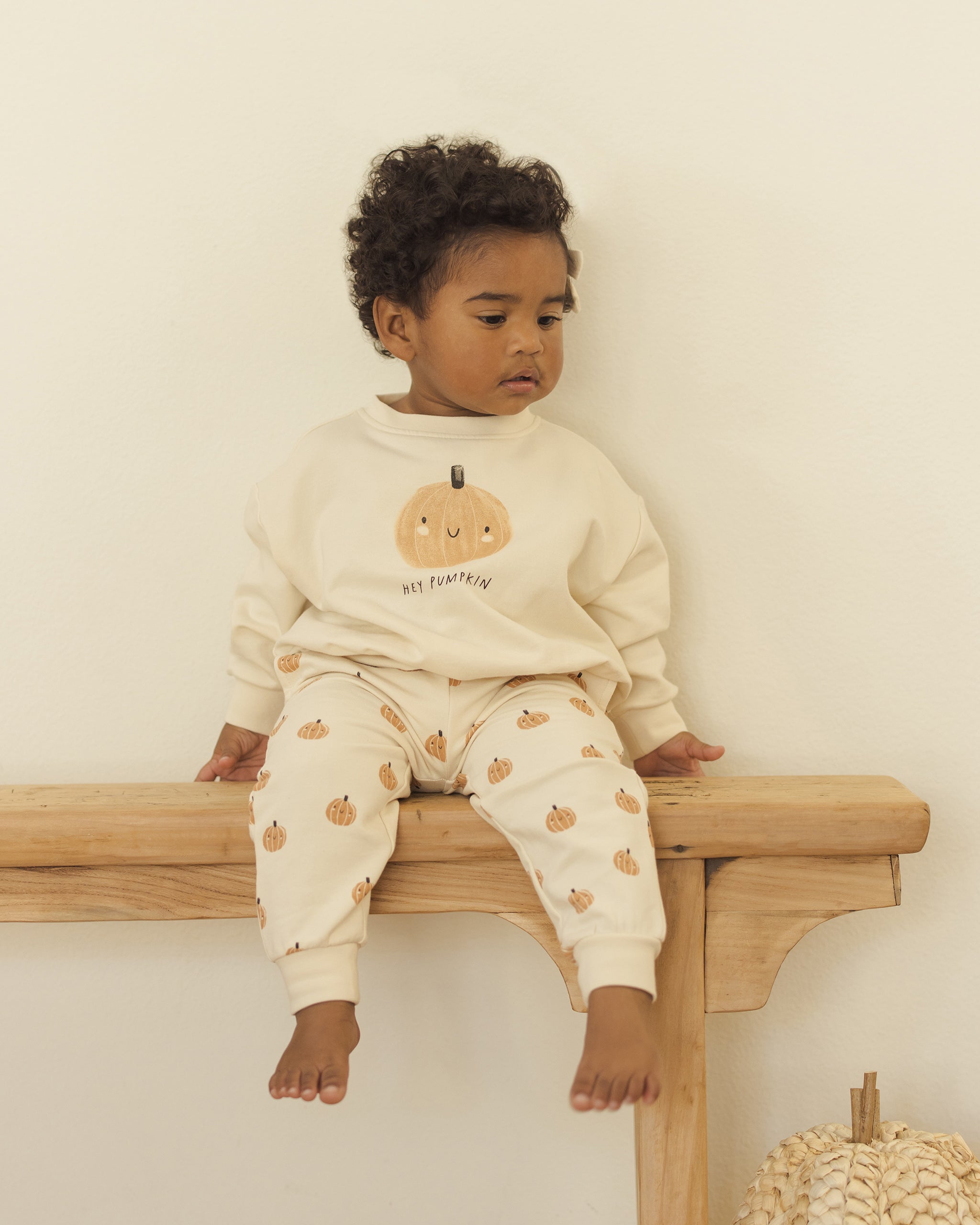 Relaxed Fleece Sweatshirt || Pumpkin