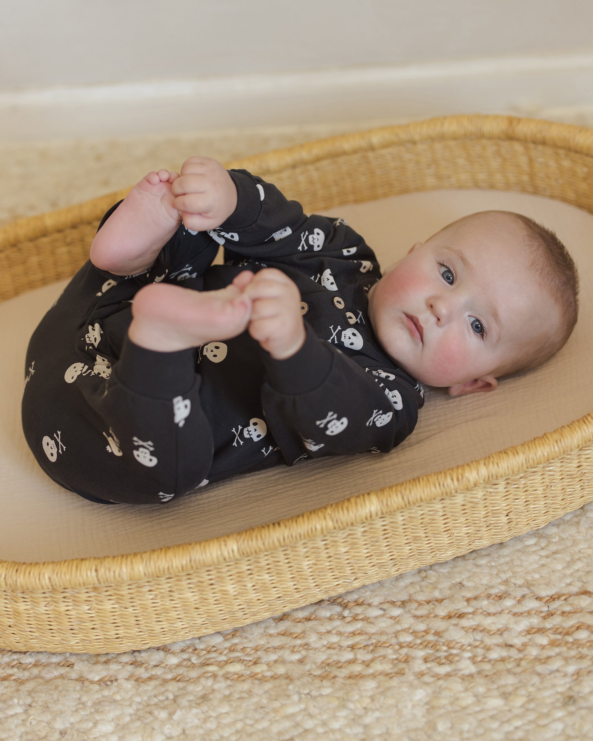 Relaxed Fleece Jumpsuit || Crossbones