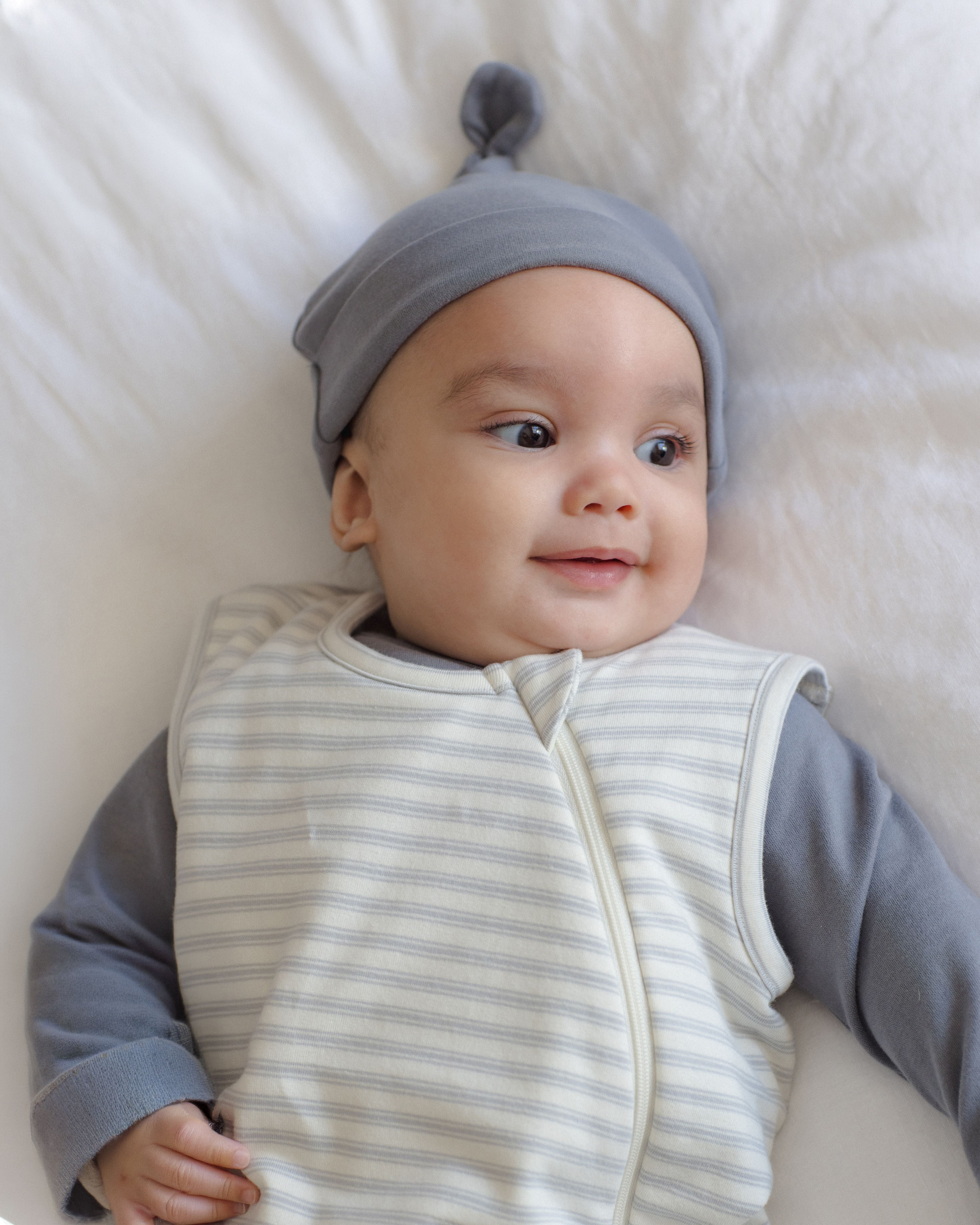 Jersey Sleep Bag - Cloud Stripe