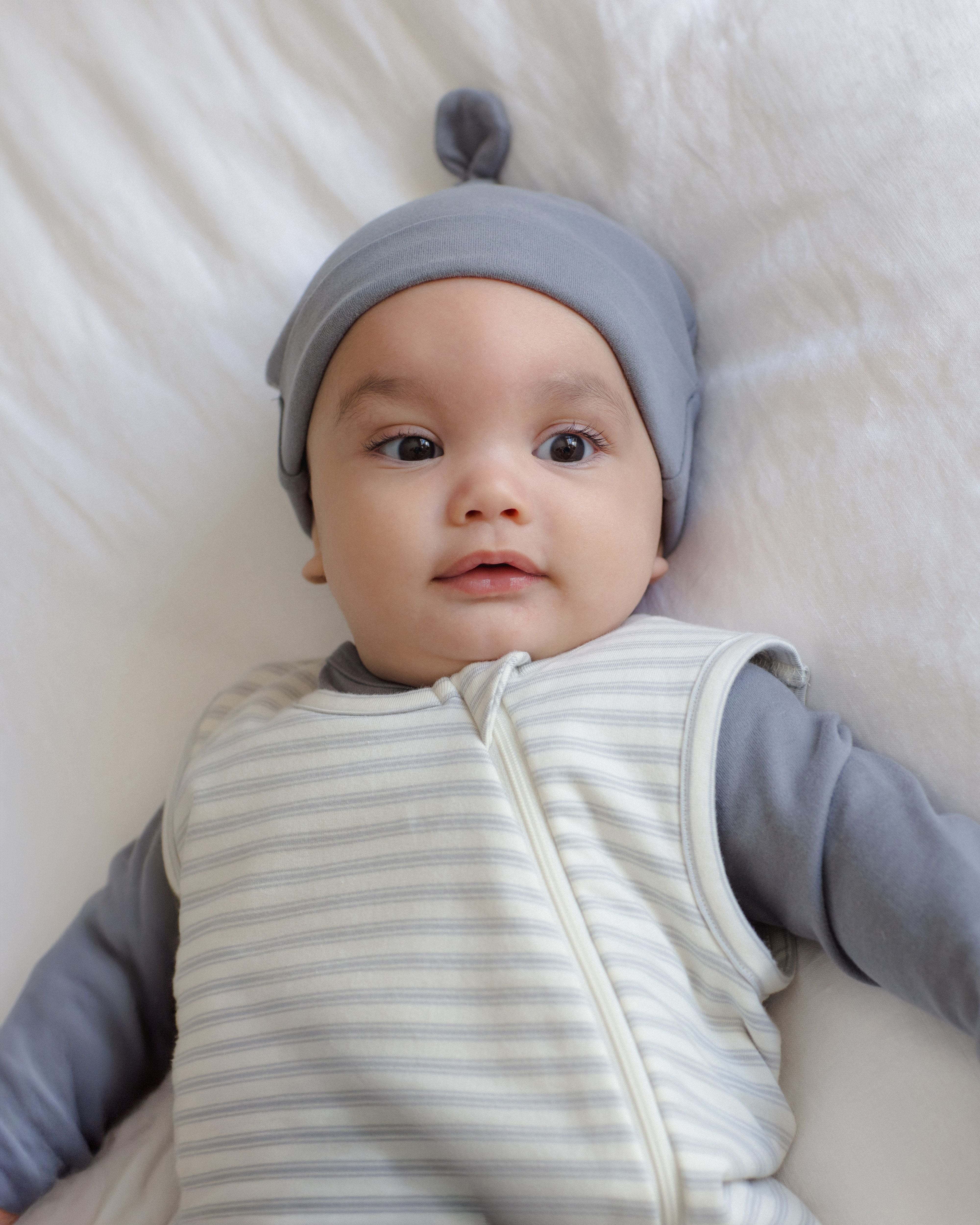 Jersey Sleep Bag - Cloud Stripe