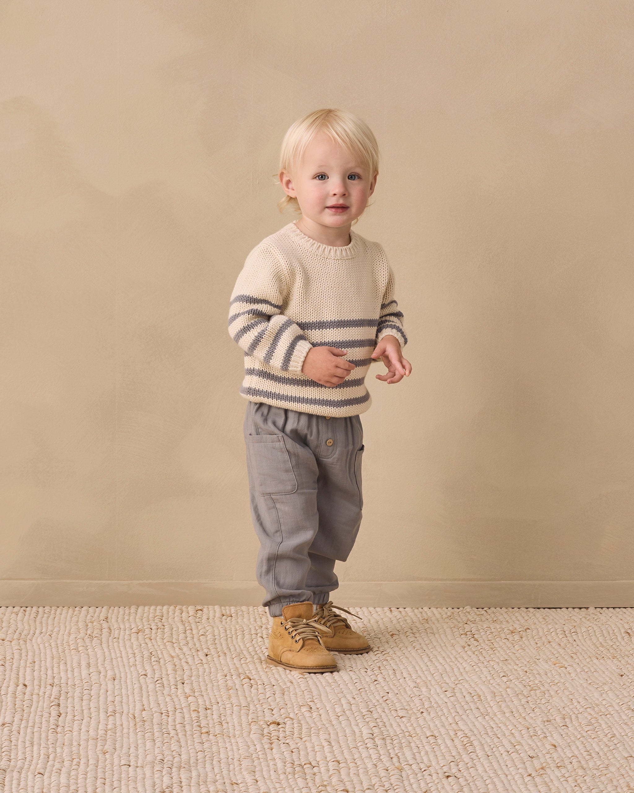 Rex Sweater - Slate Stripe