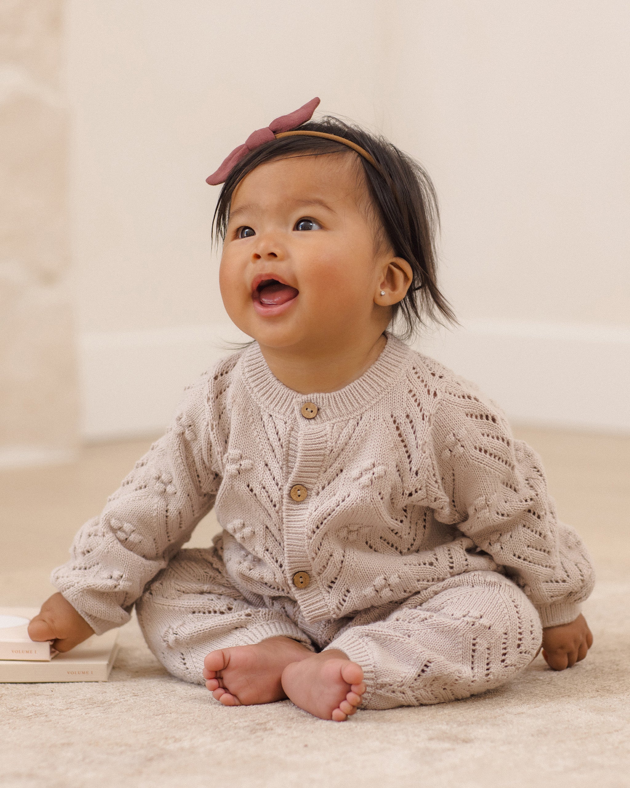 Long Sleeve Bubble Romper - Lilac Mist