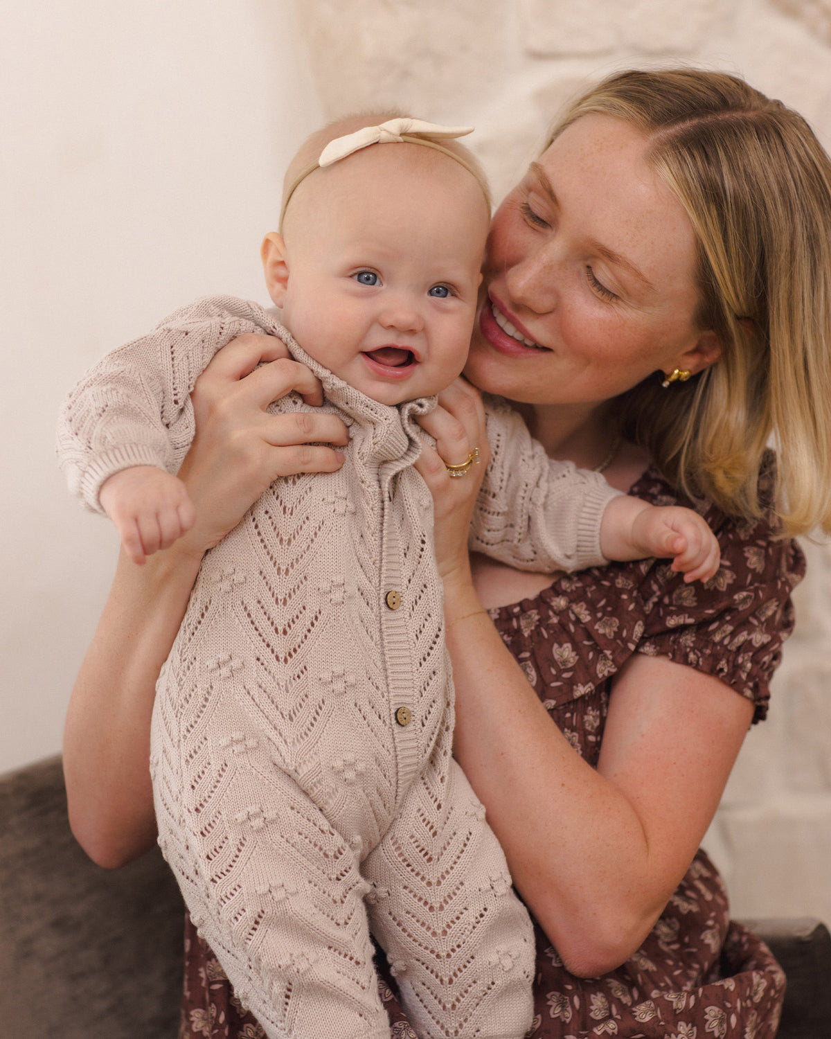 Long Sleeve Bubble Romper - Lilac Mist