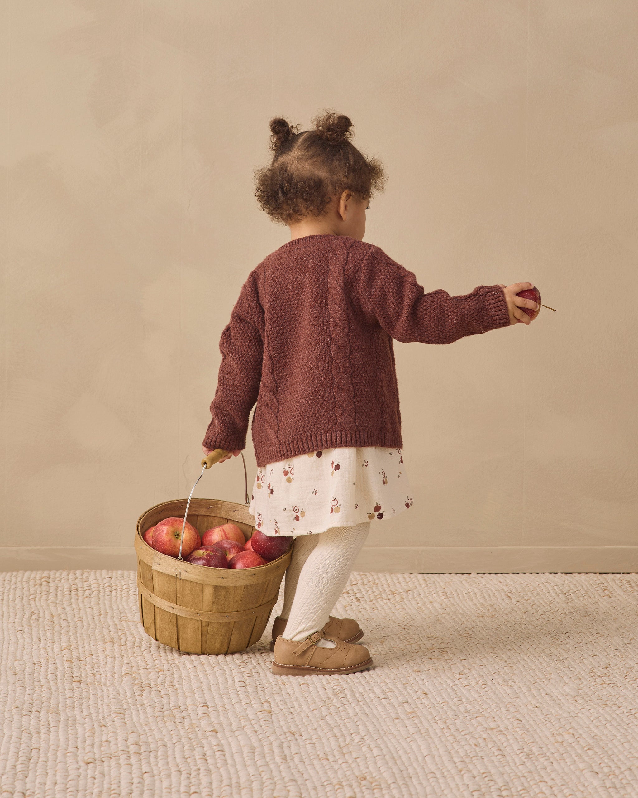 Knit Cardigan - Black Cherry
