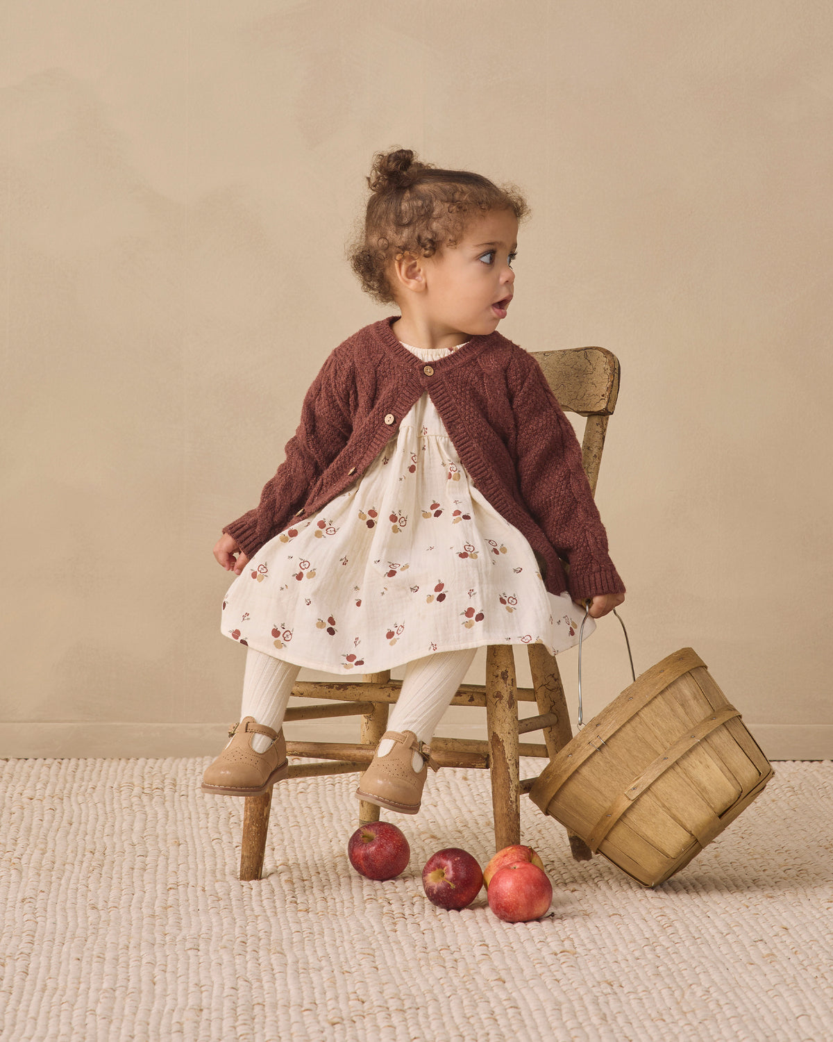 Knit Cardigan - Black Cherry
