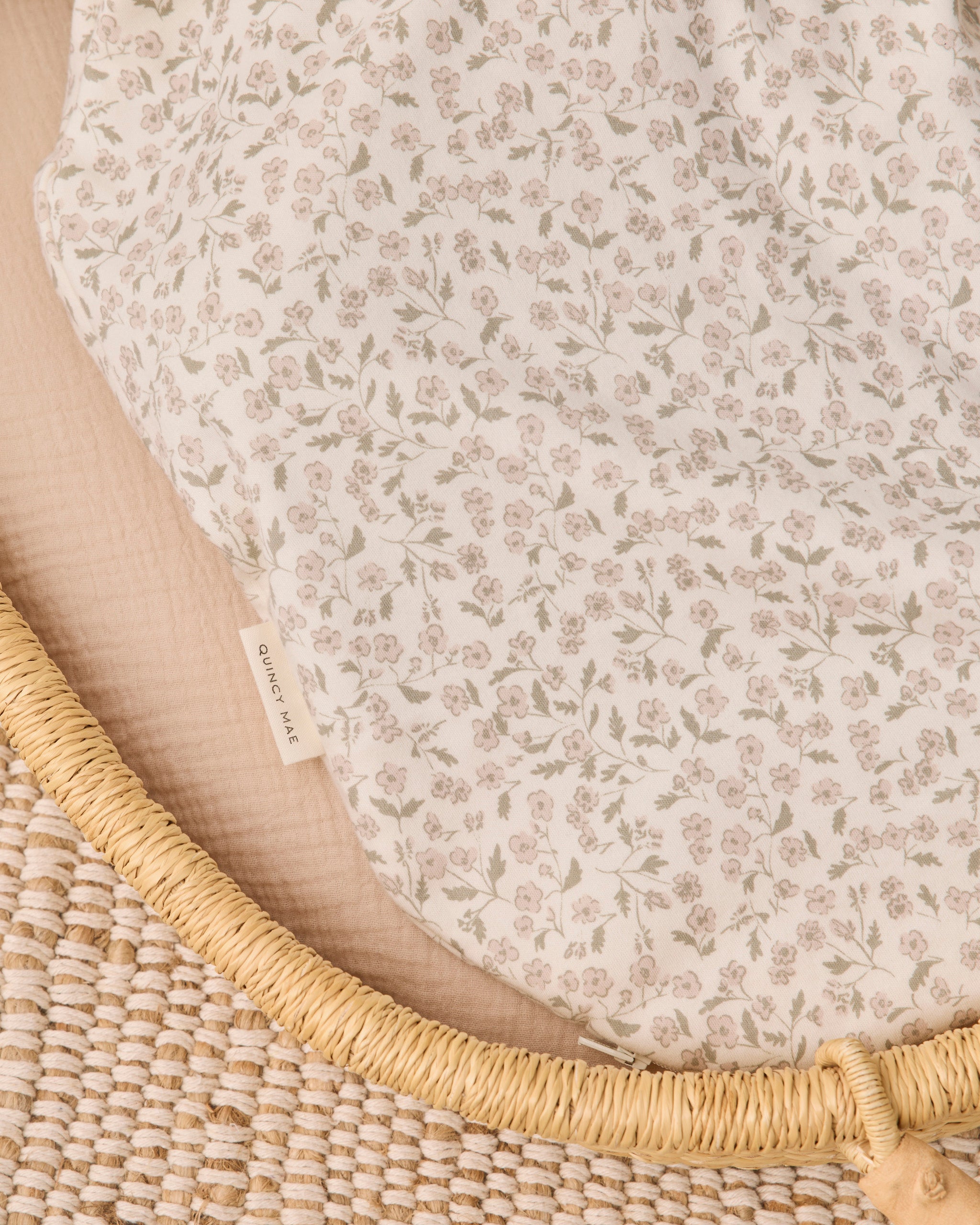 Jersey Sleep Bag Floret - Ivory