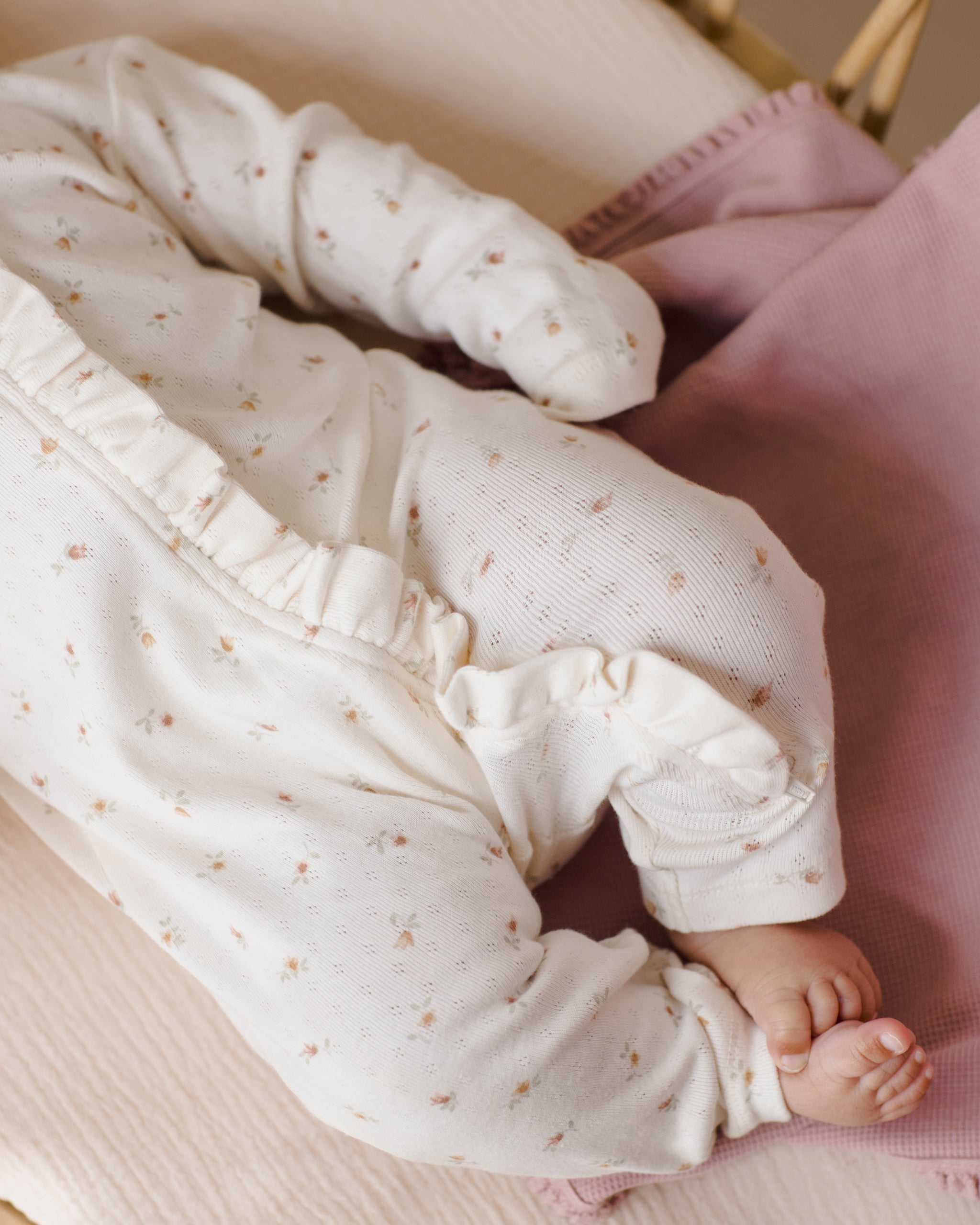 Waffle Baby Blanket || Mauve