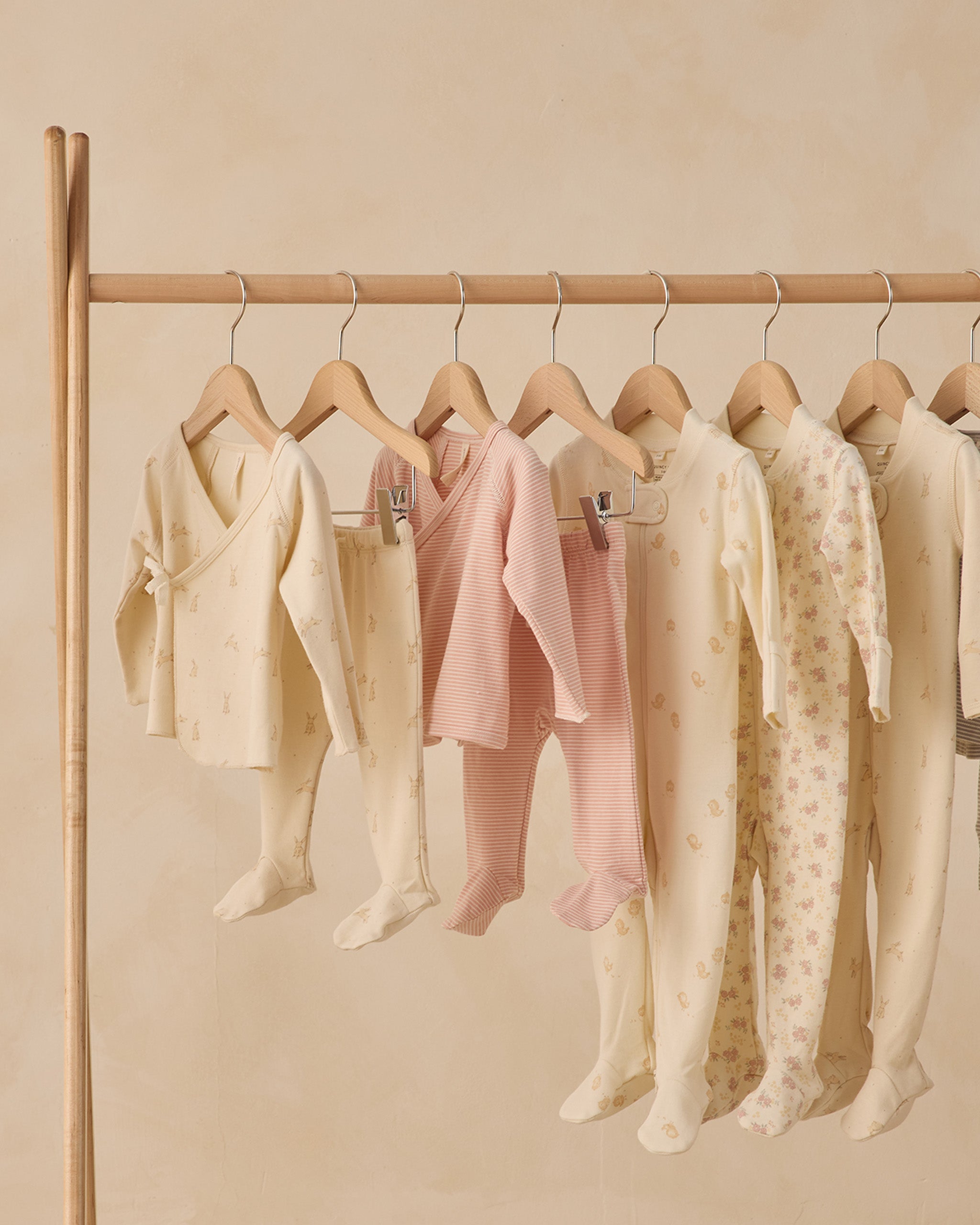 Zip Long Sleeve Sleeper Footie || Flower Field