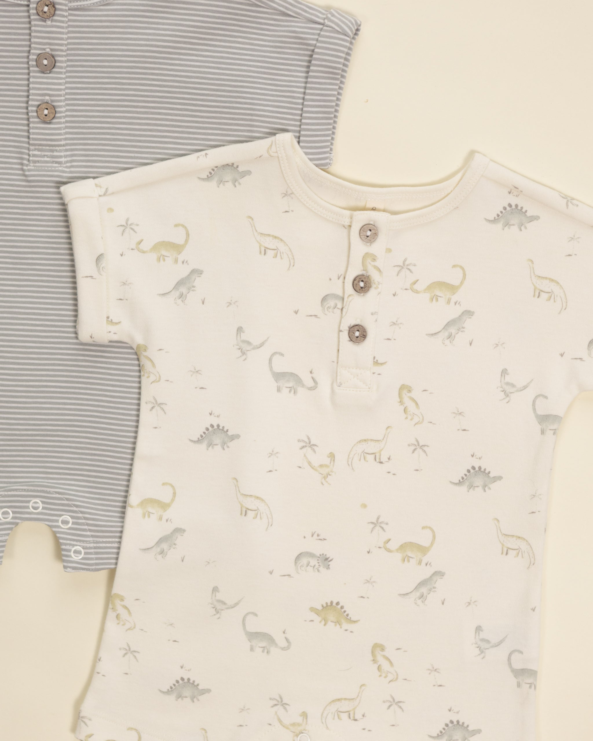 Short Sleeve One-Piece || Dinosaur