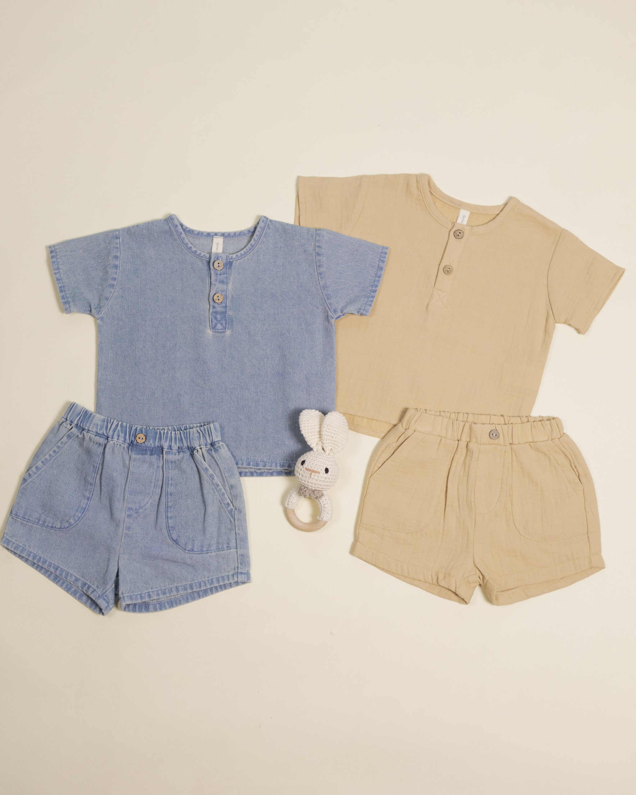 Utility Short || Chambray