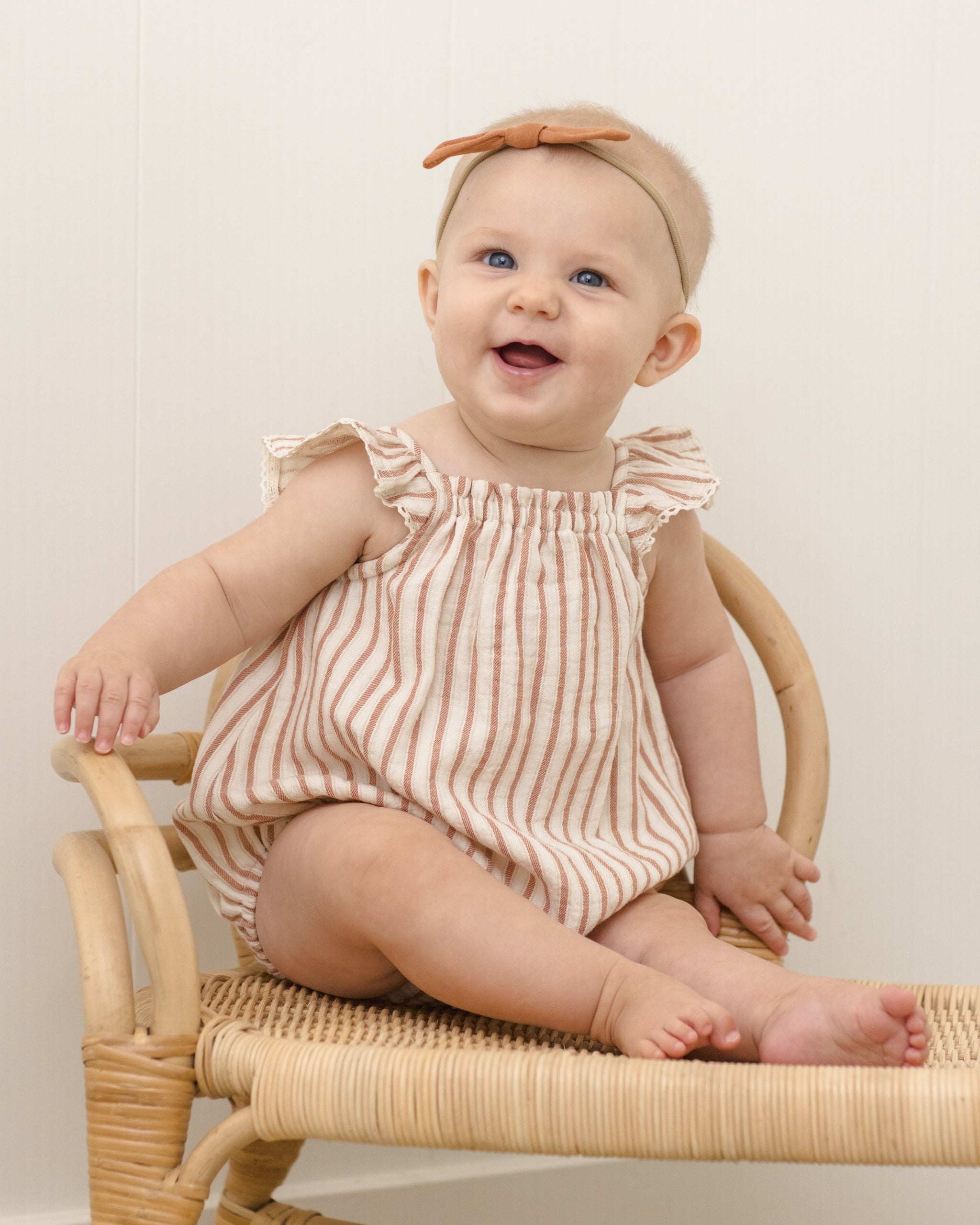 Bonnie Romper || Vintage Stripe