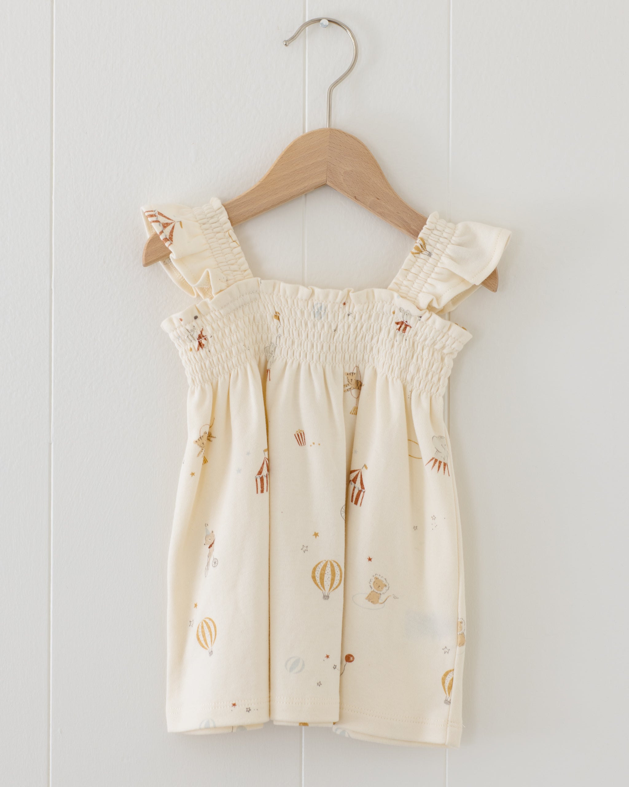 Smocked Jersey Dress || Carnival