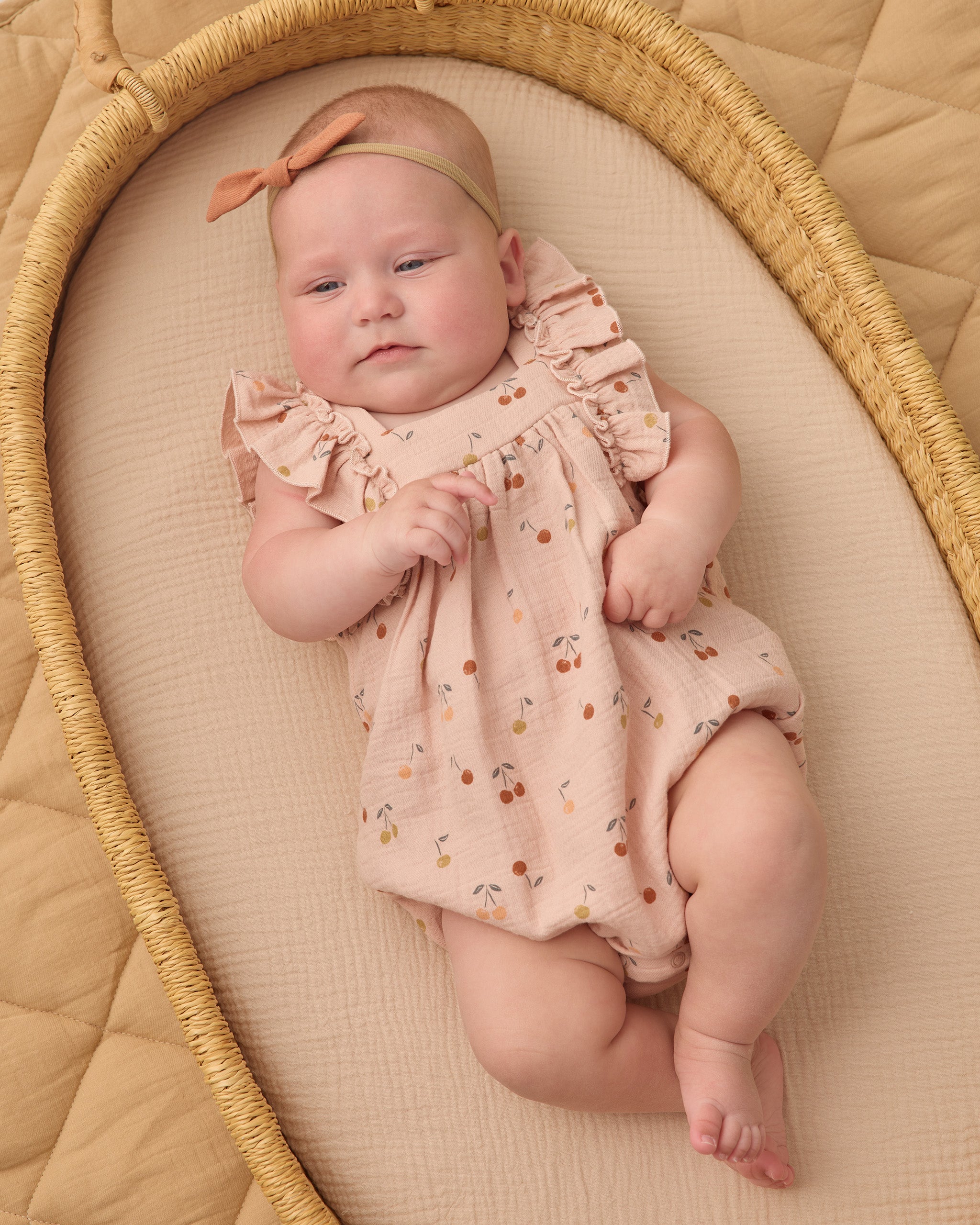 Maya Romper || Cherries