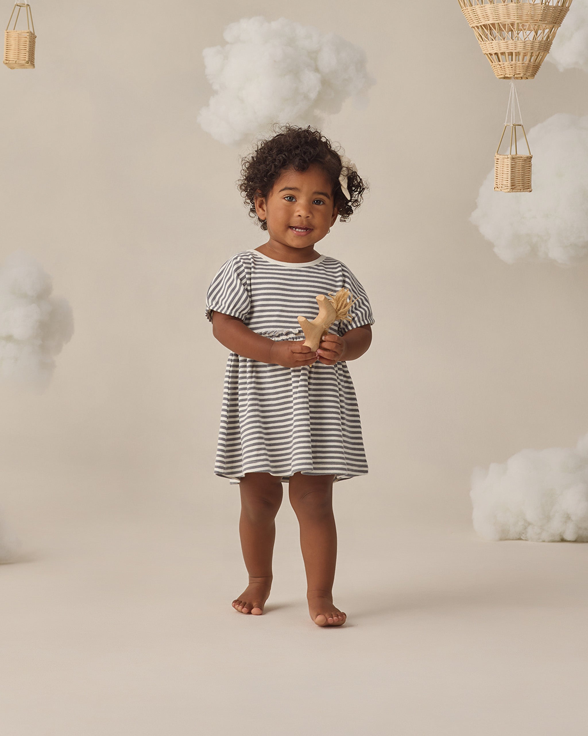 Annie Dress || Ocean Stripe