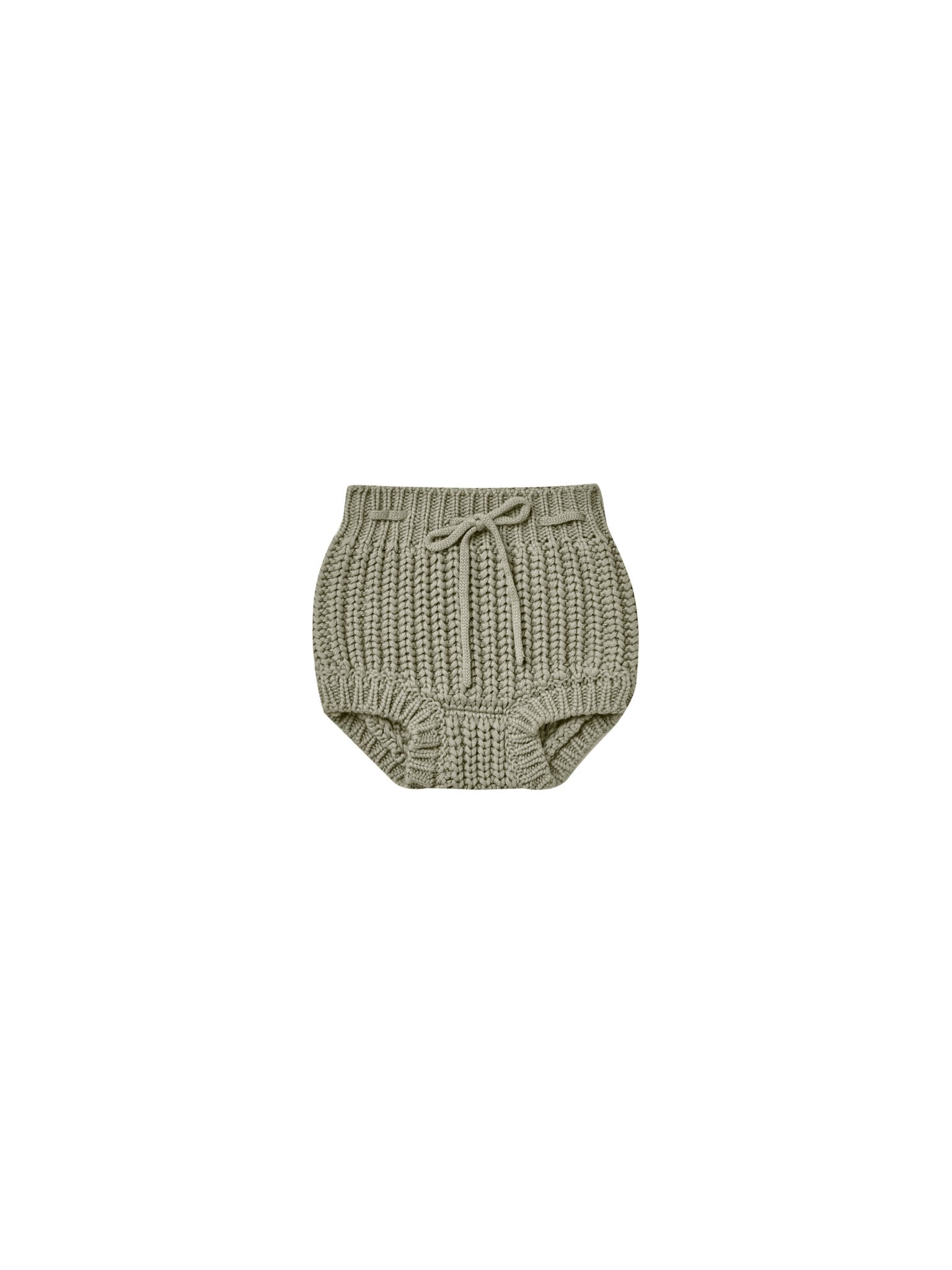 KNIT TIE BLOOMER || BASIL
