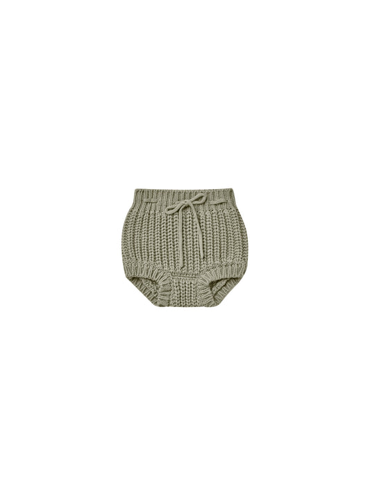 KNIT TIE BLOOMER || BASIL