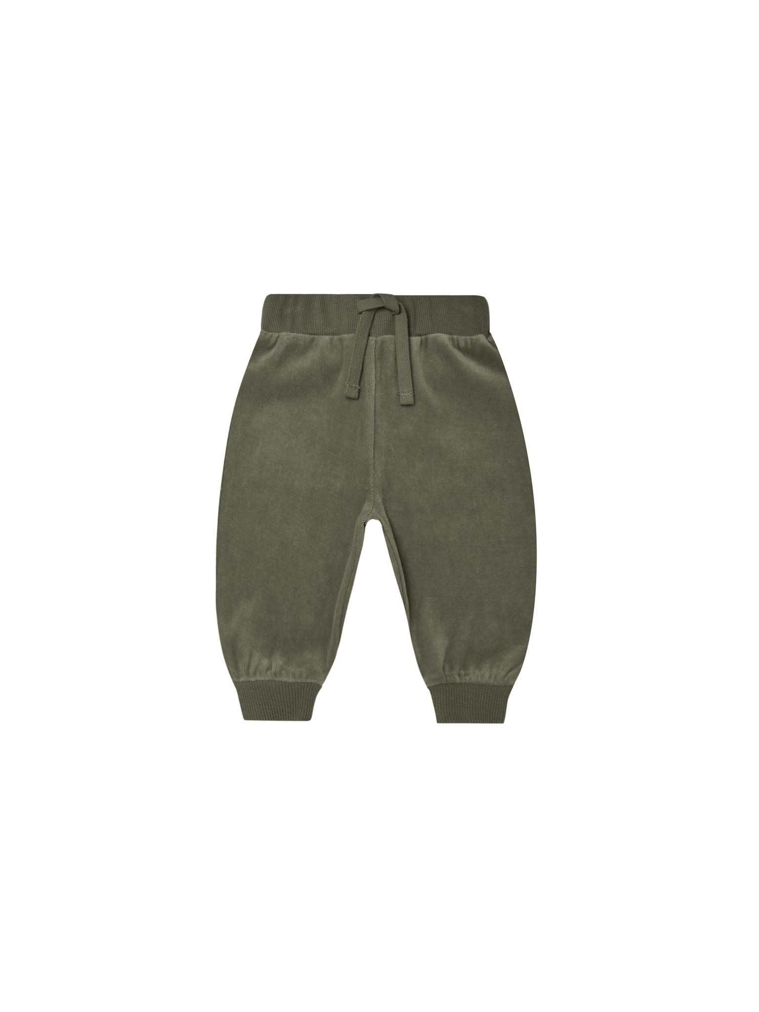 Velour Relaxed Sweatpant || Forest