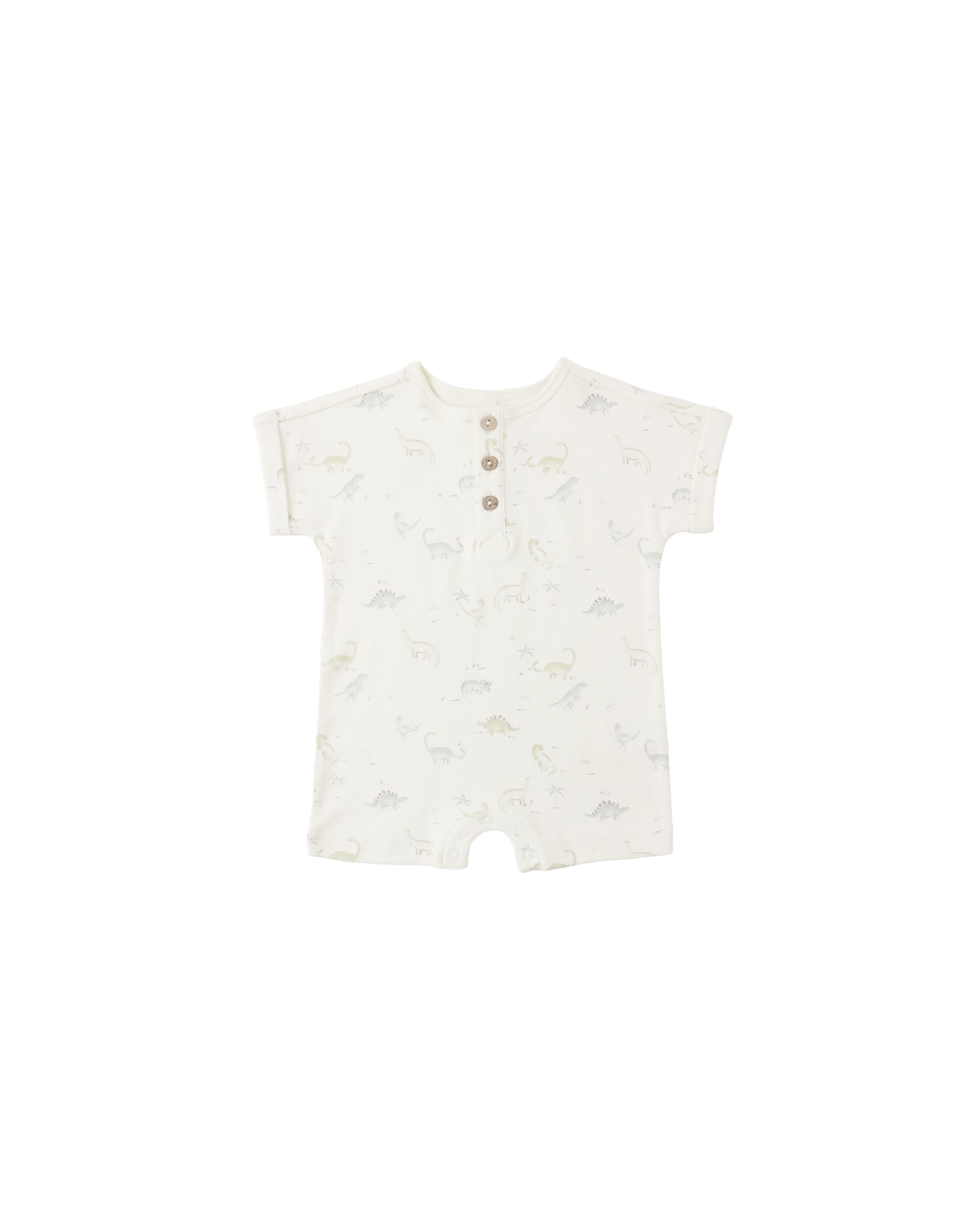 Short Sleeve One-Piece || Dinosaur