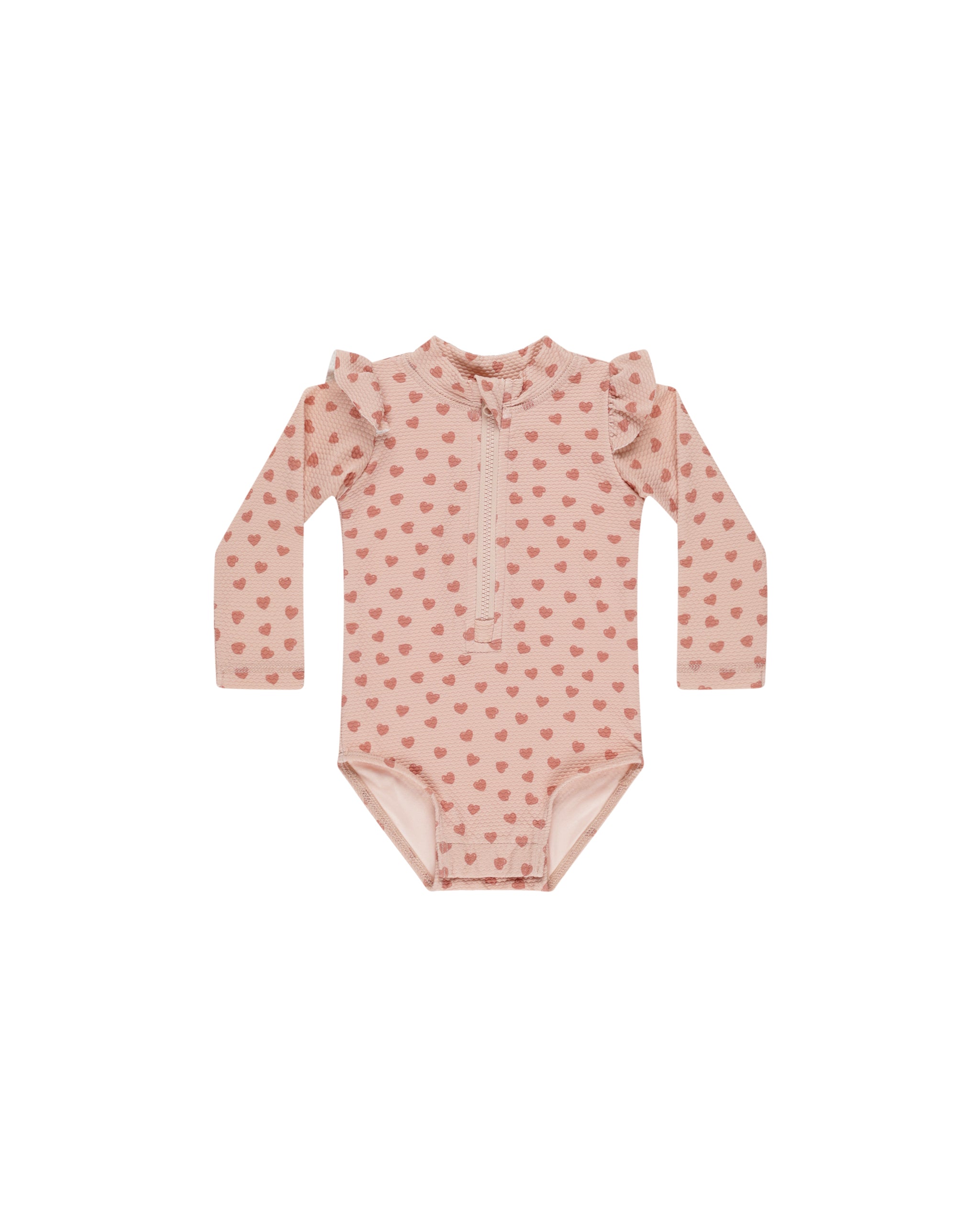 Byron Rashguard One-Piece || Hearts