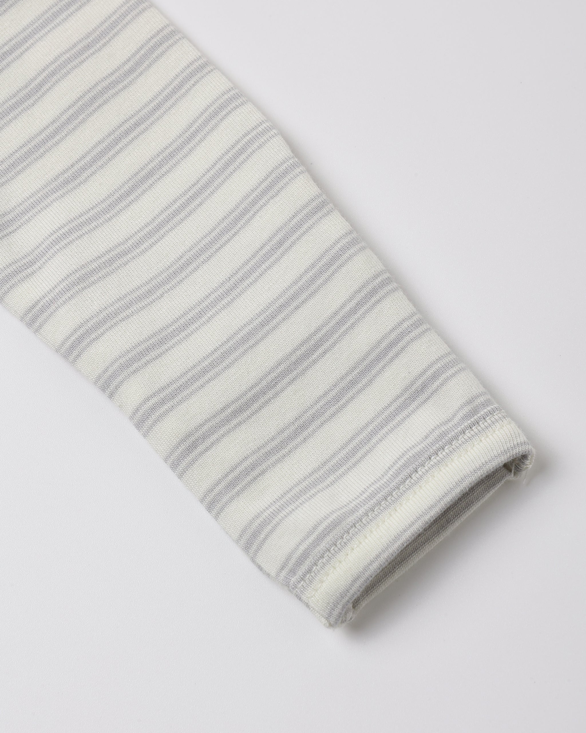 Zip Long Sleeve Sleeper Footie - Cloud Stripe