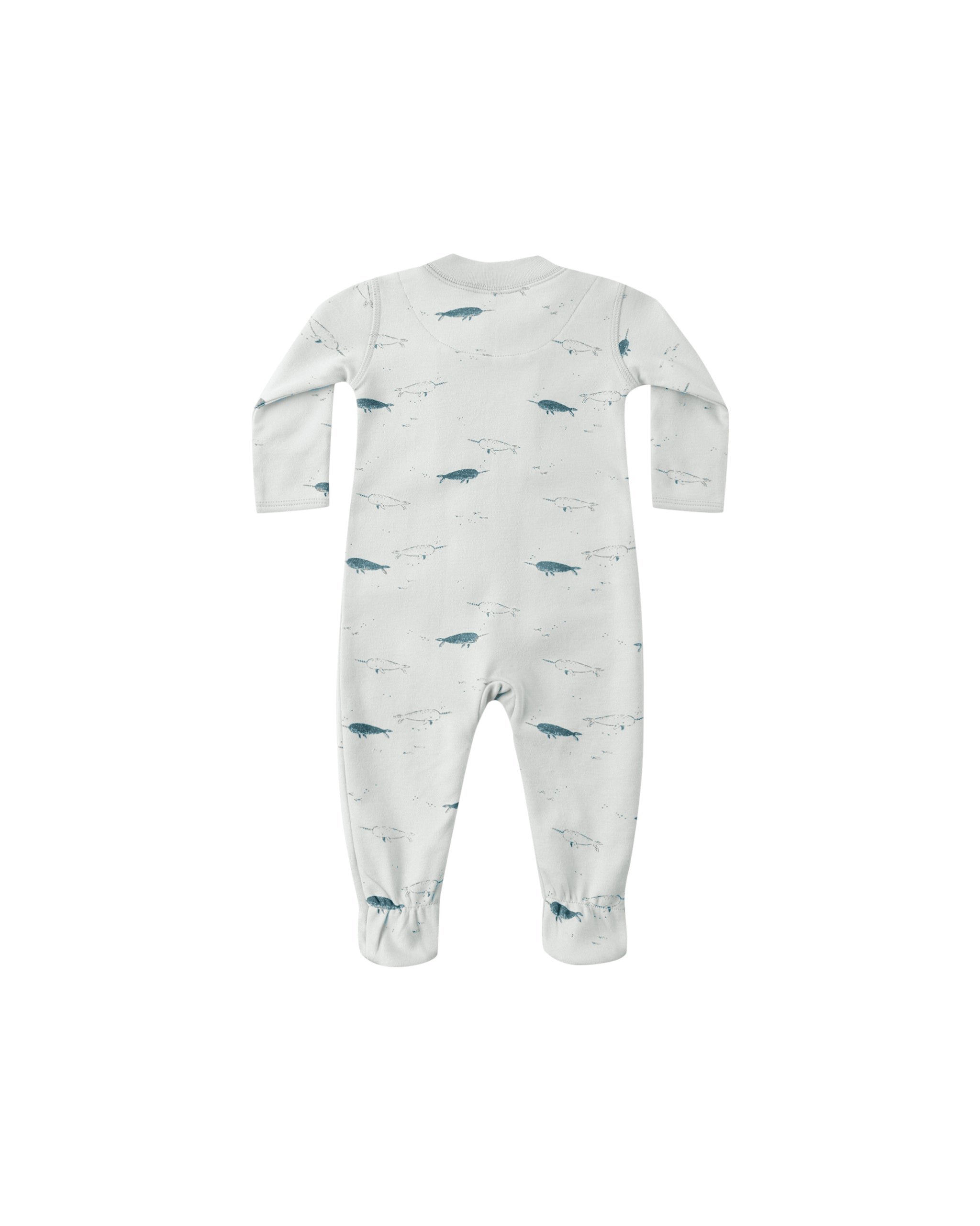 Zip Long Sleeve Sleeper Footie || Narwhals