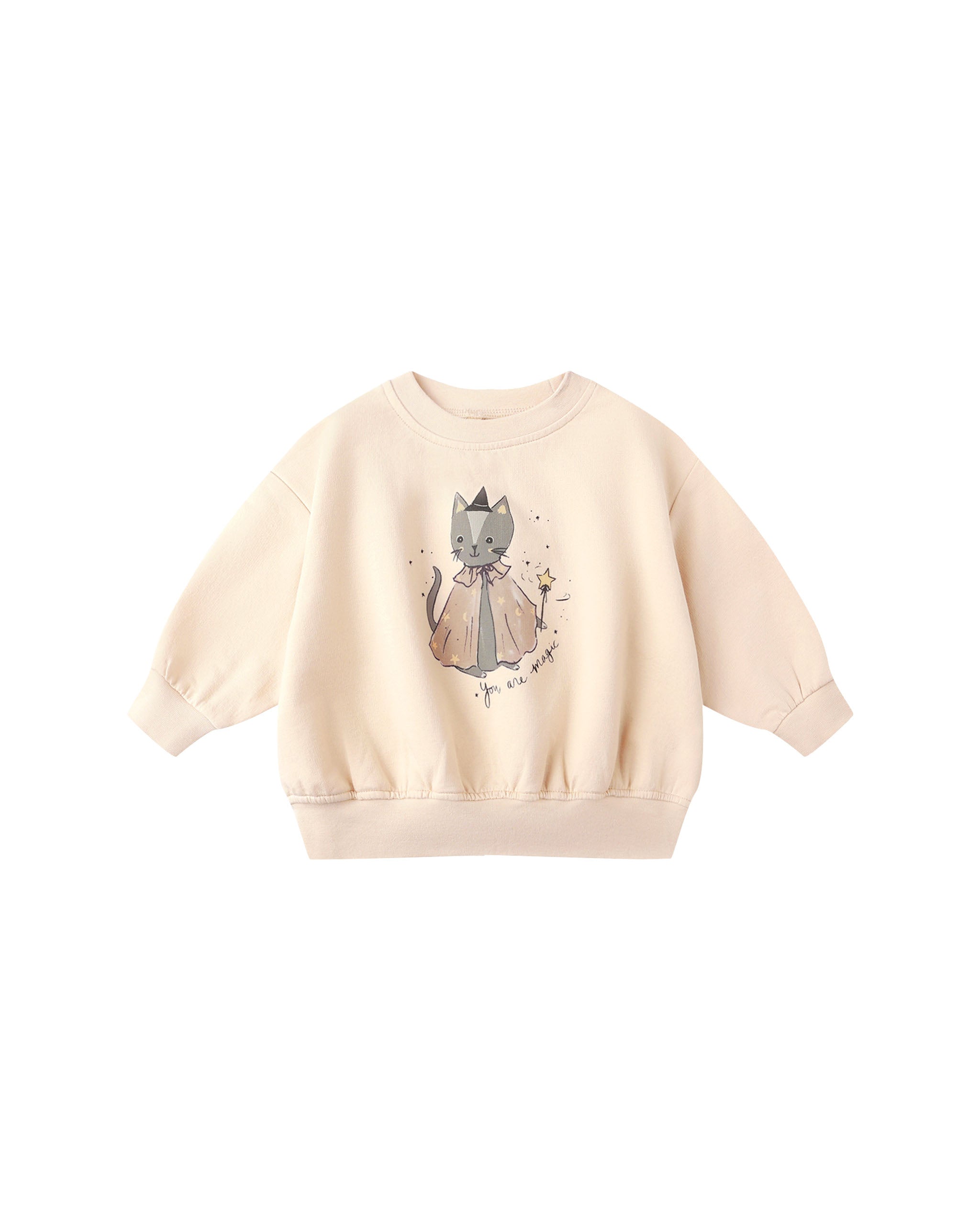 Relaxed Fleece Sweatshirt and sweatpant || Magic Cat