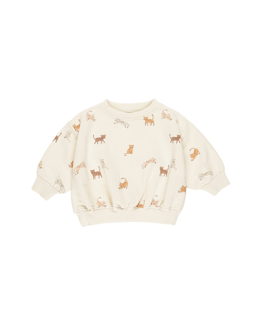 Relaxed Sweatshirt || Cats