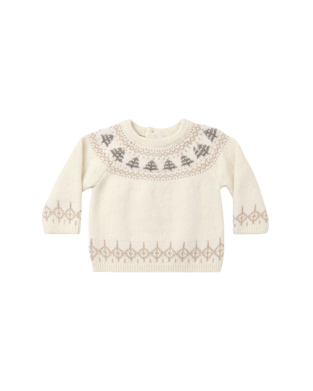 Rex Sweater Tree Fair Isle - Natural