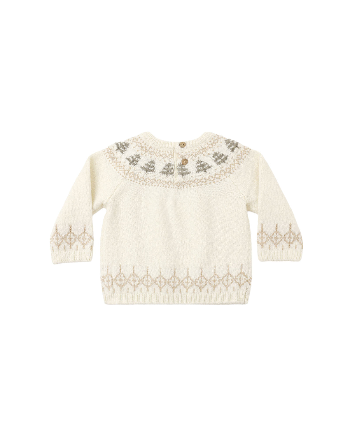 Rex Sweater Tree Fair Isle - Natural