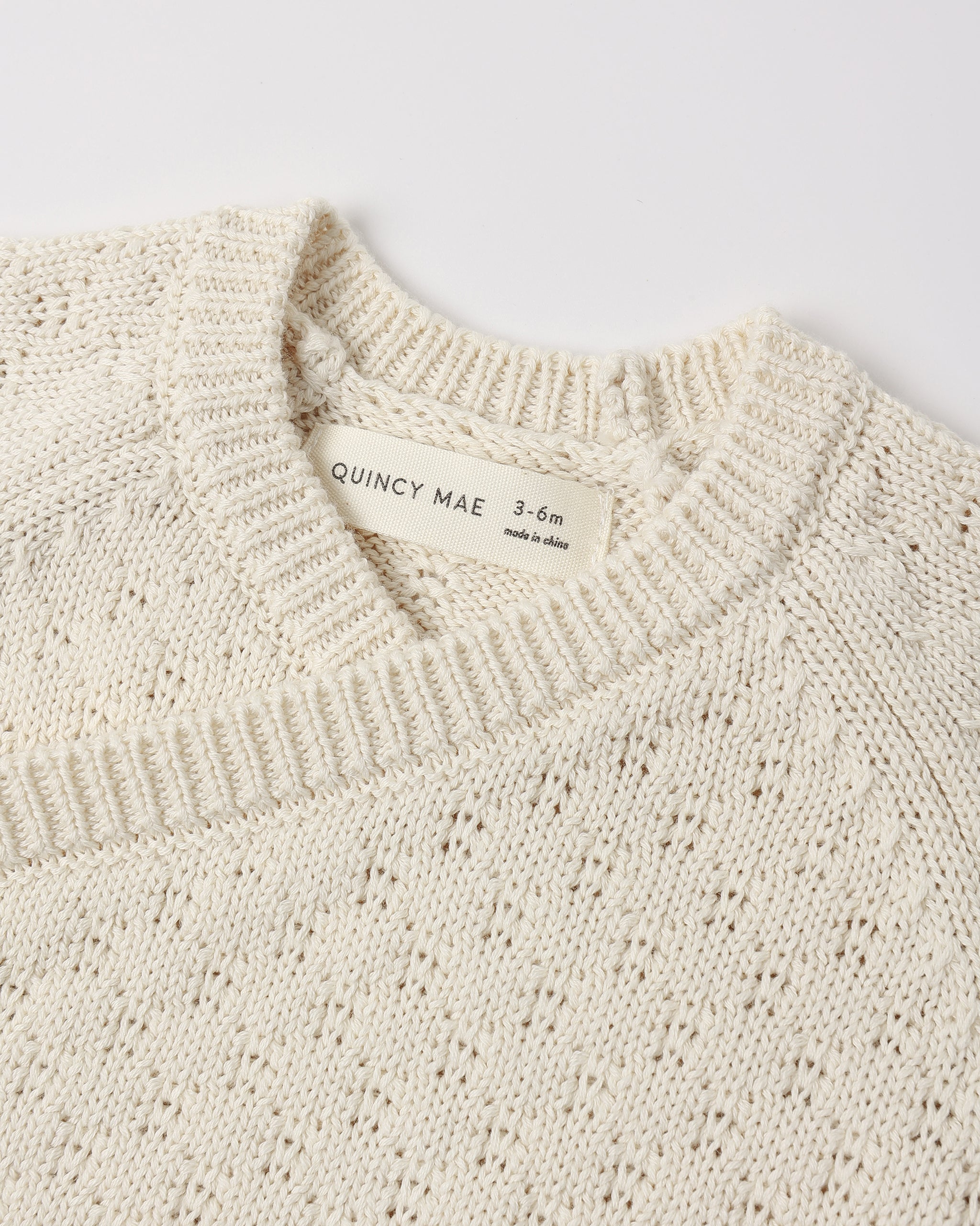 Knit Wrap Top + Pant Set - Natural