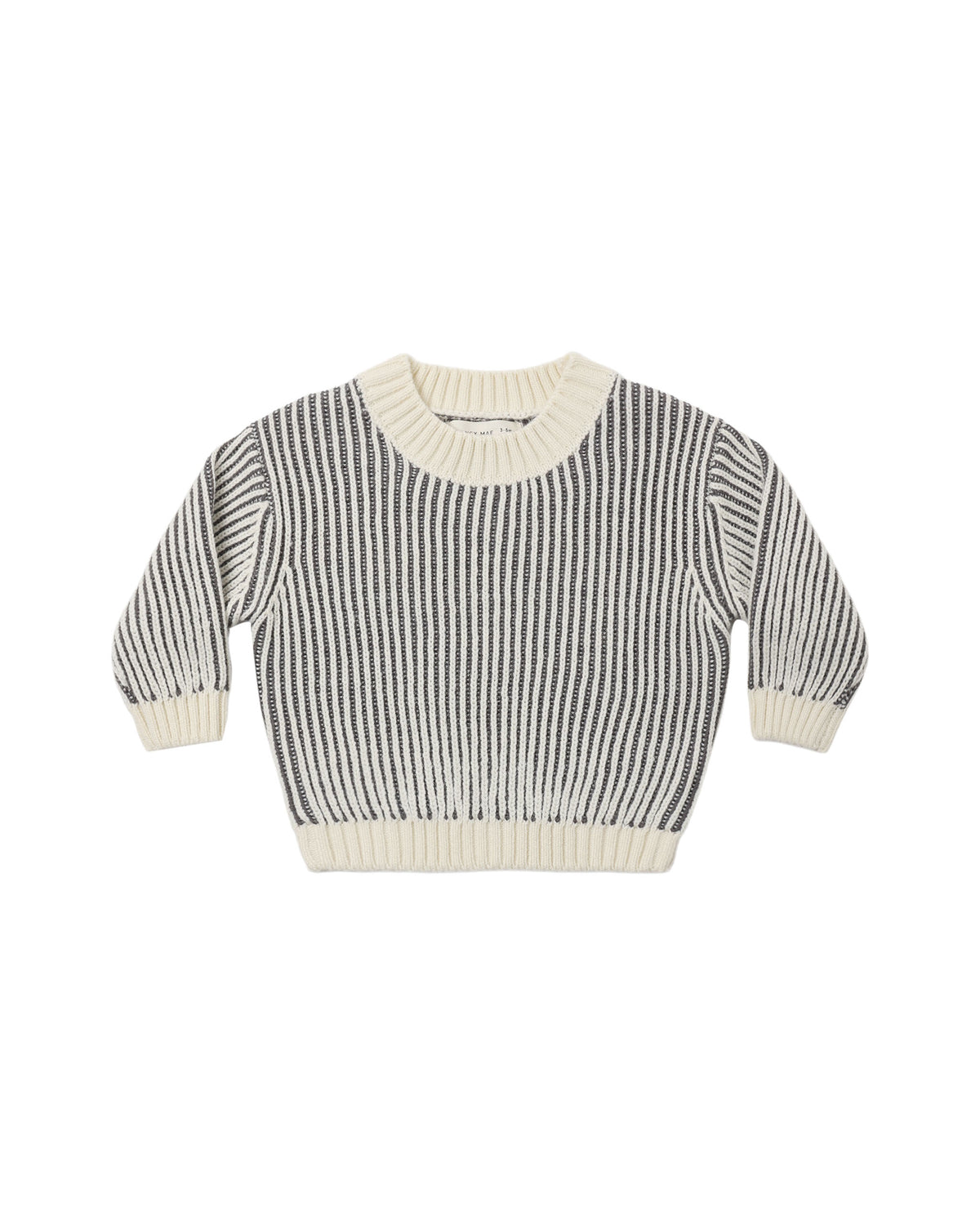 Relaxed Knit Sweater - Midnight Stripe