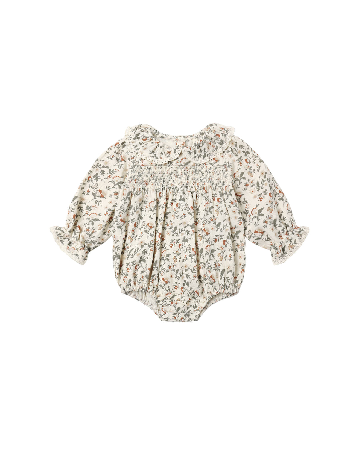 Callie Romper - Holiday Floral, Natural