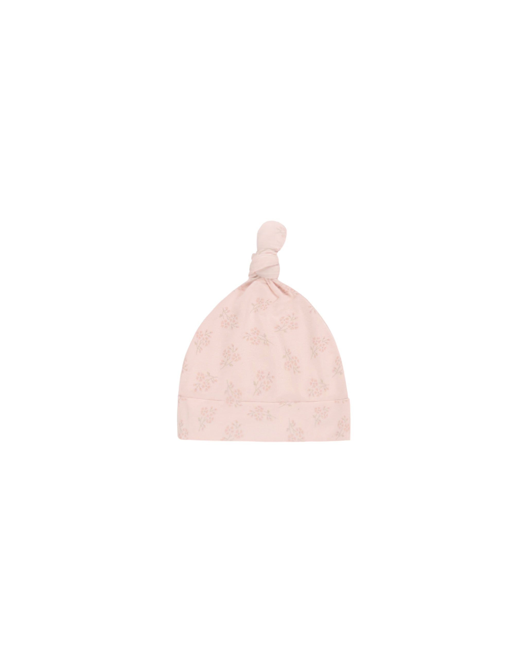 Knotted Baby Hat || Pink Blossom
