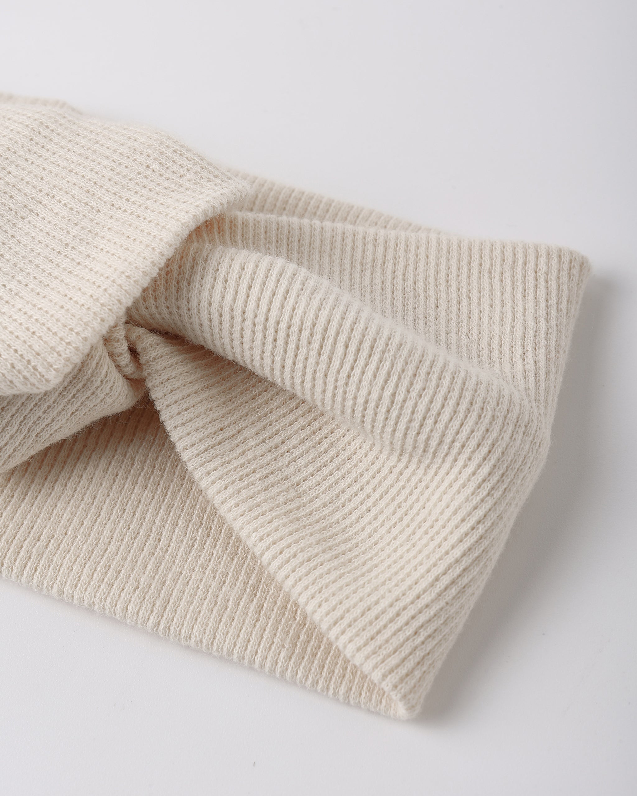 Knotted Headband || Ecru