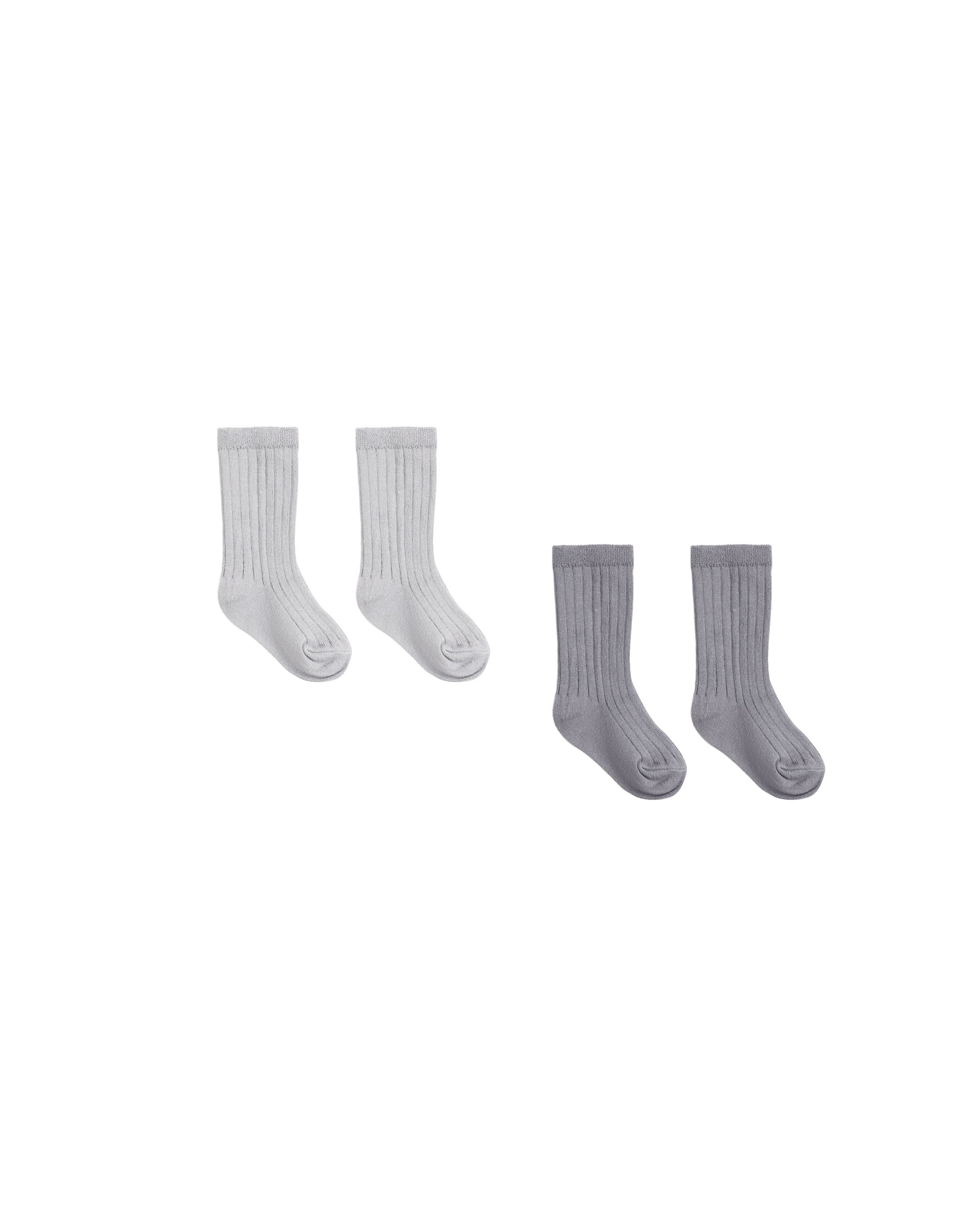 Socks Set - Slate, Cloud