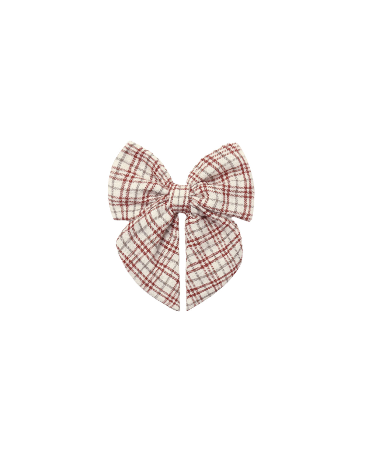 Bow Christmas Plaid - Redwood