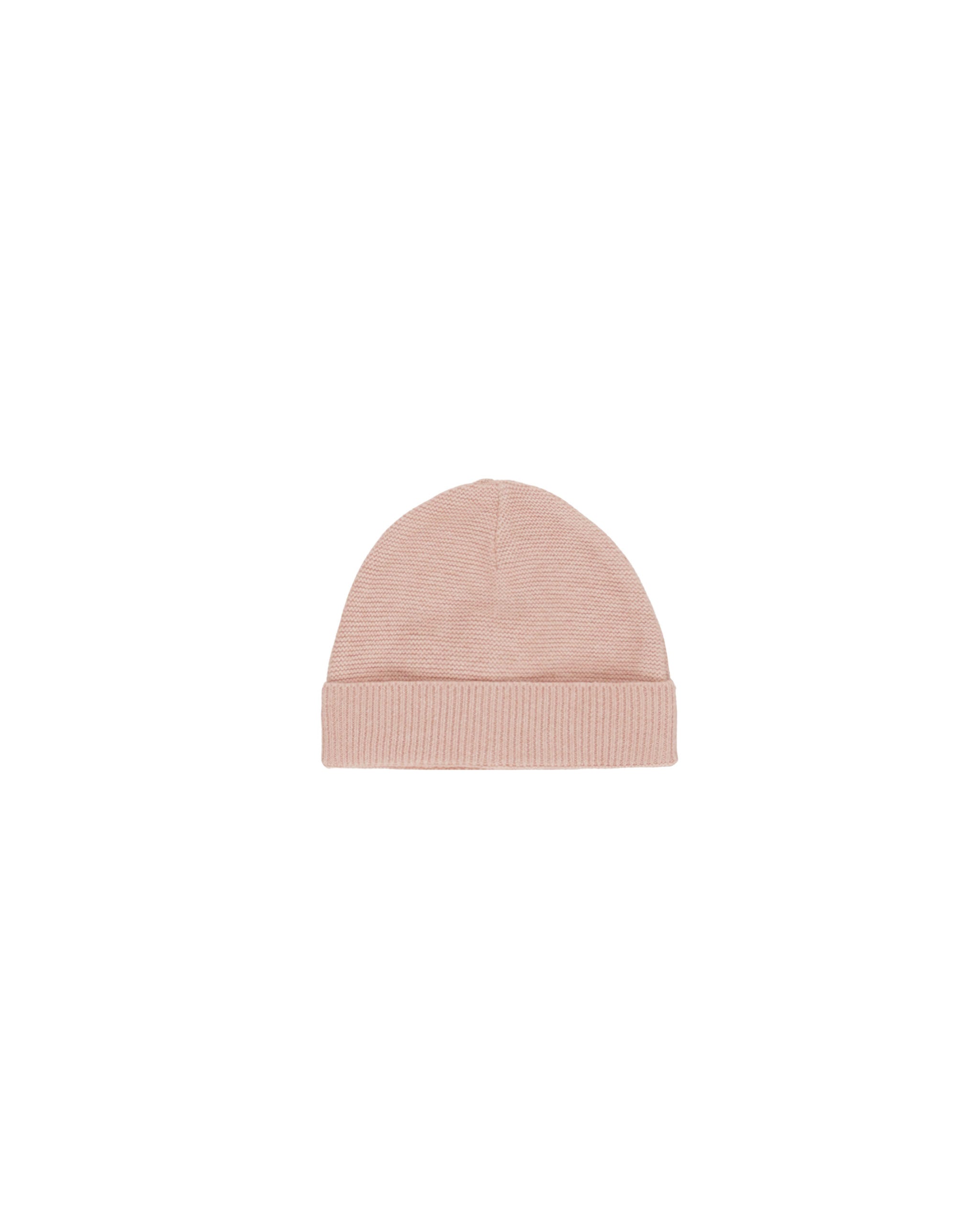 Baby Beanie || Heathered Rose
