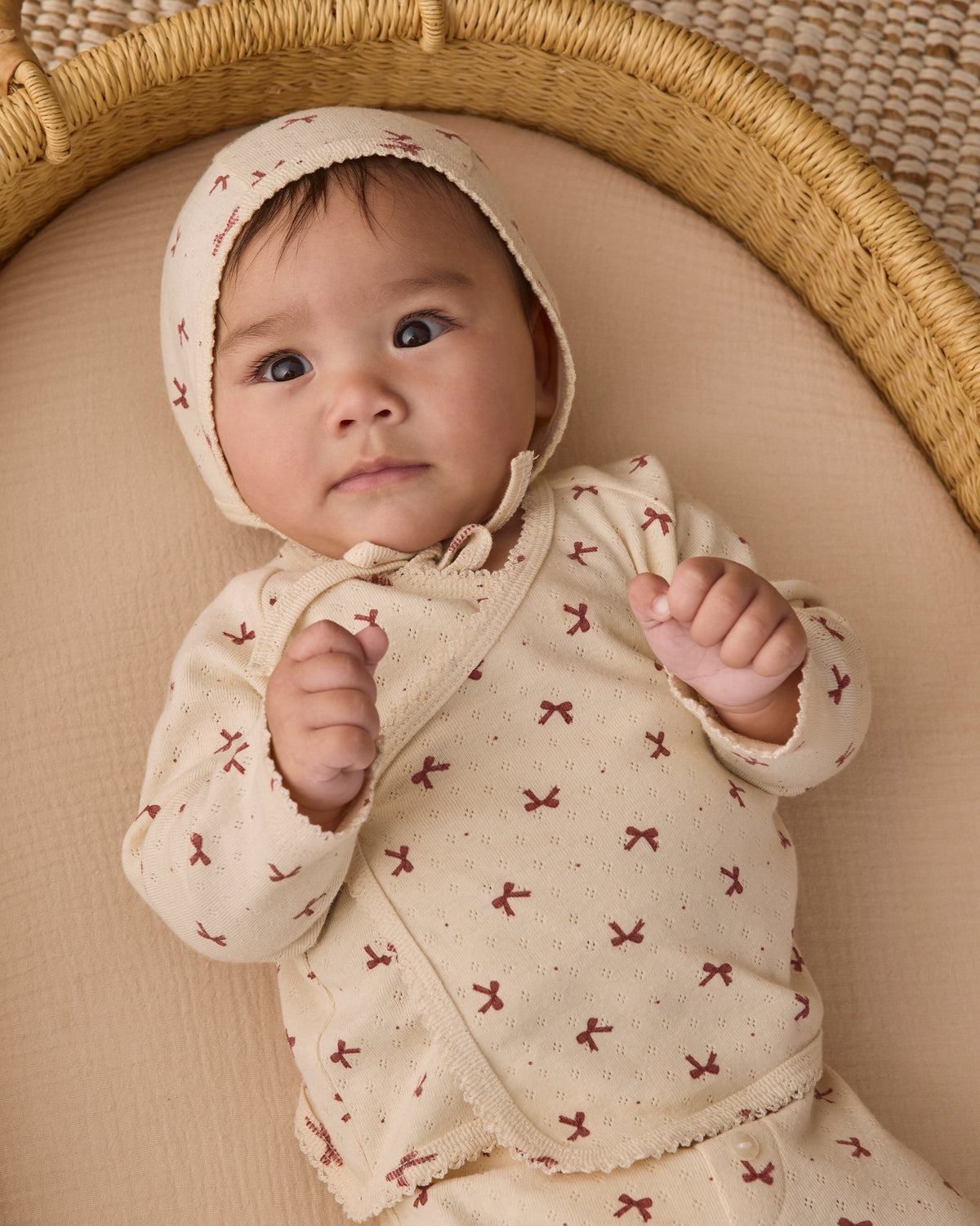 Take Home Set - Red Bows, Natural