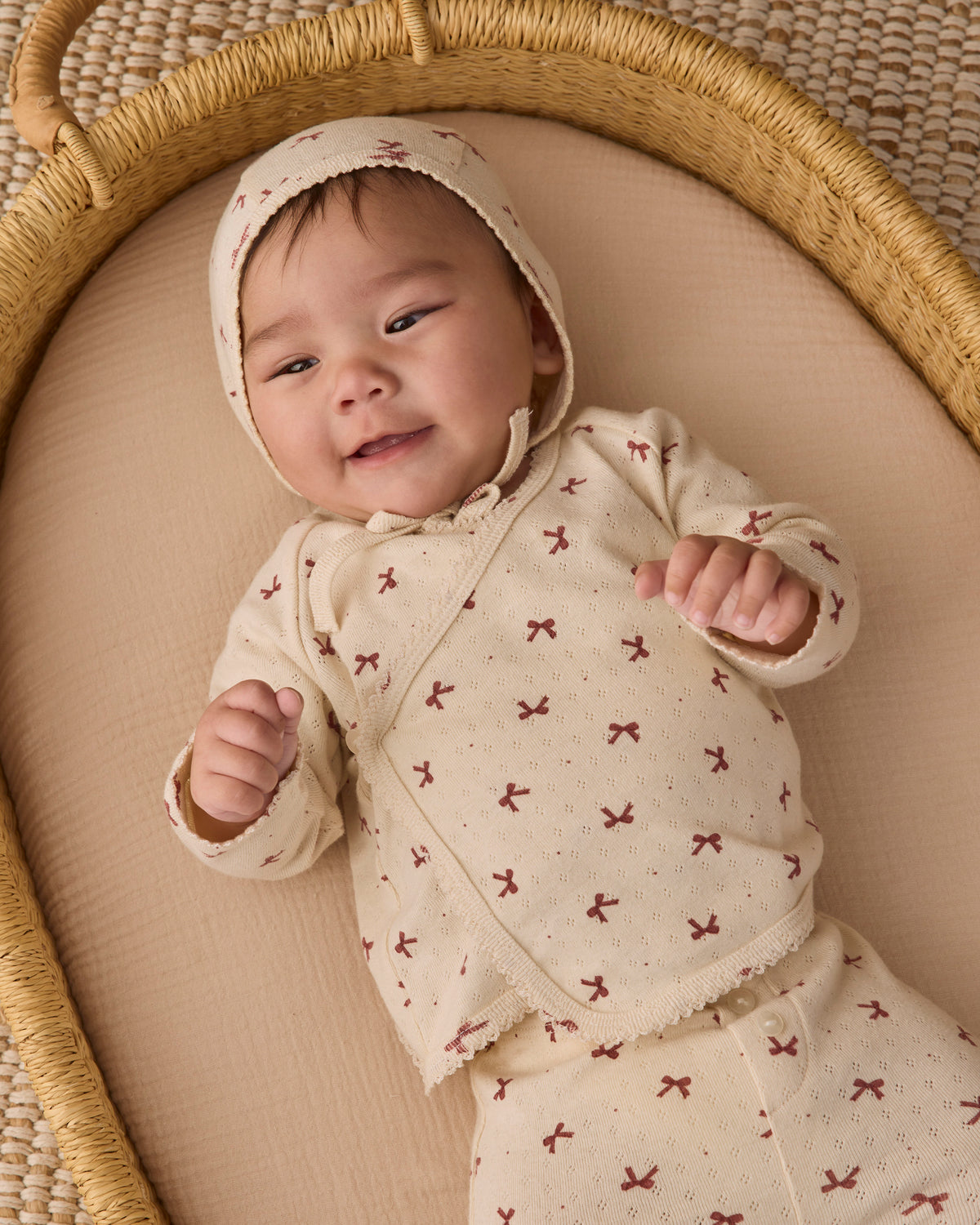 Take Home Set - Red Bows, Natural