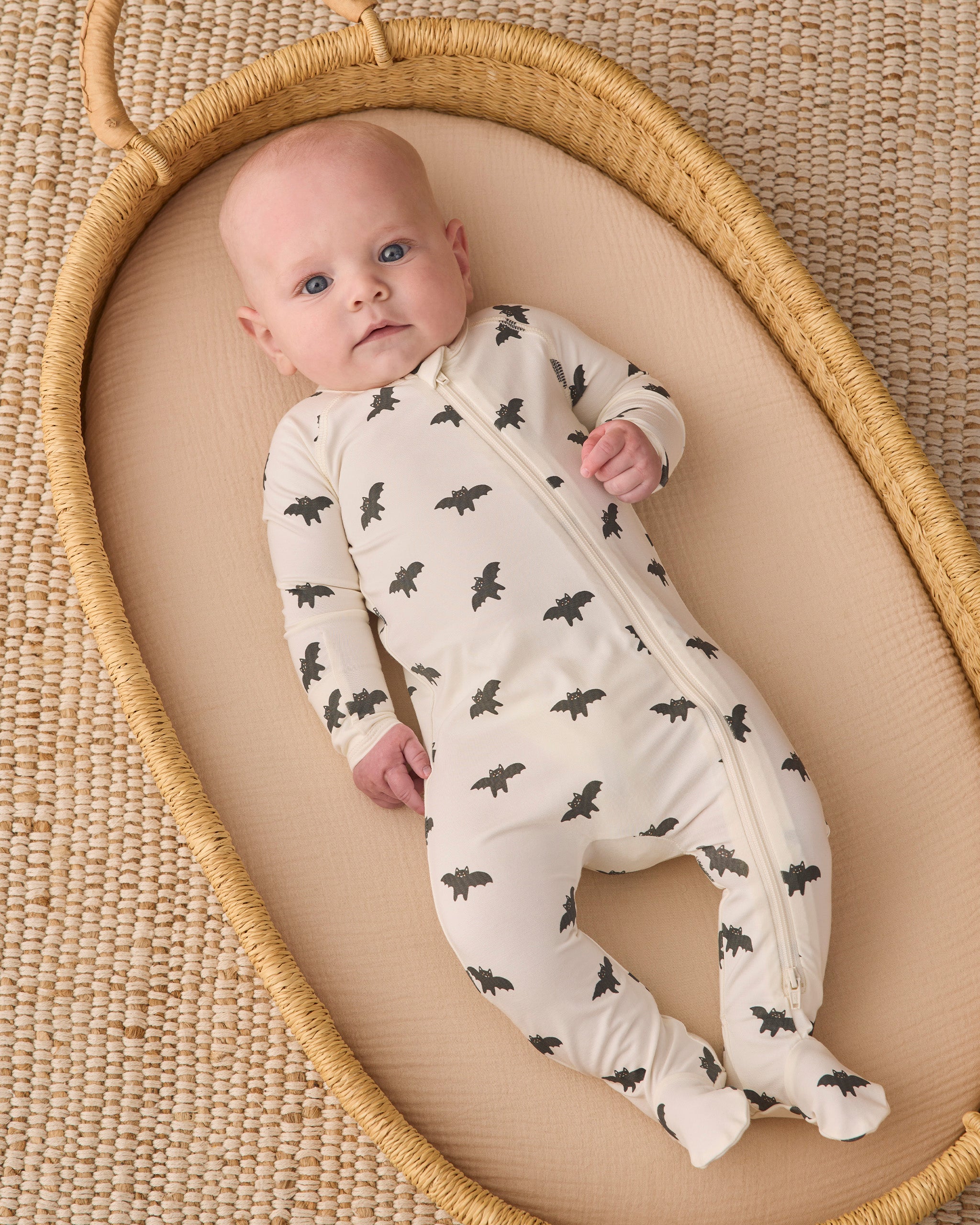 Bamboo Zip Footie Bats - Ivory