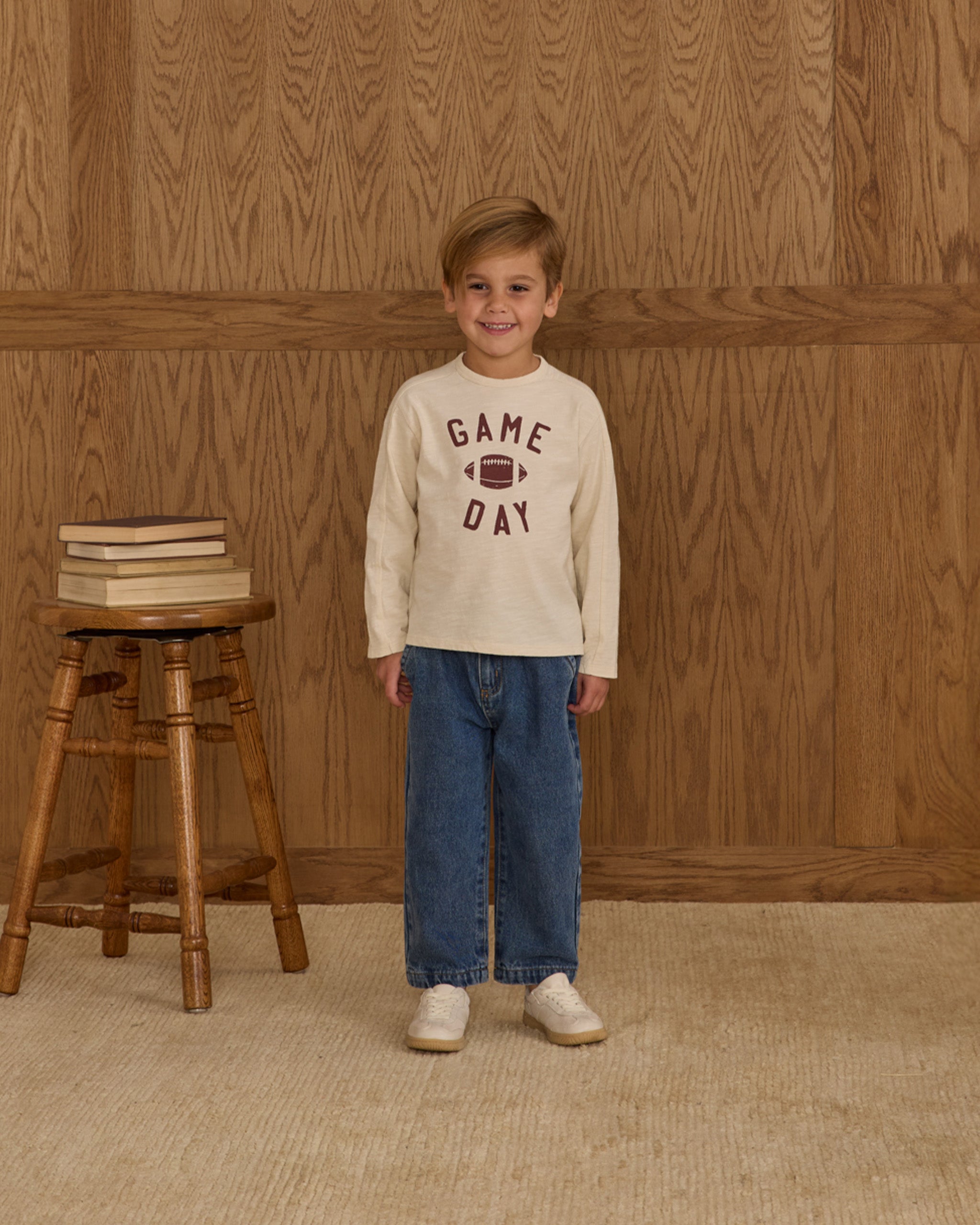 Long Sleeve Paneled Tee || Game Day