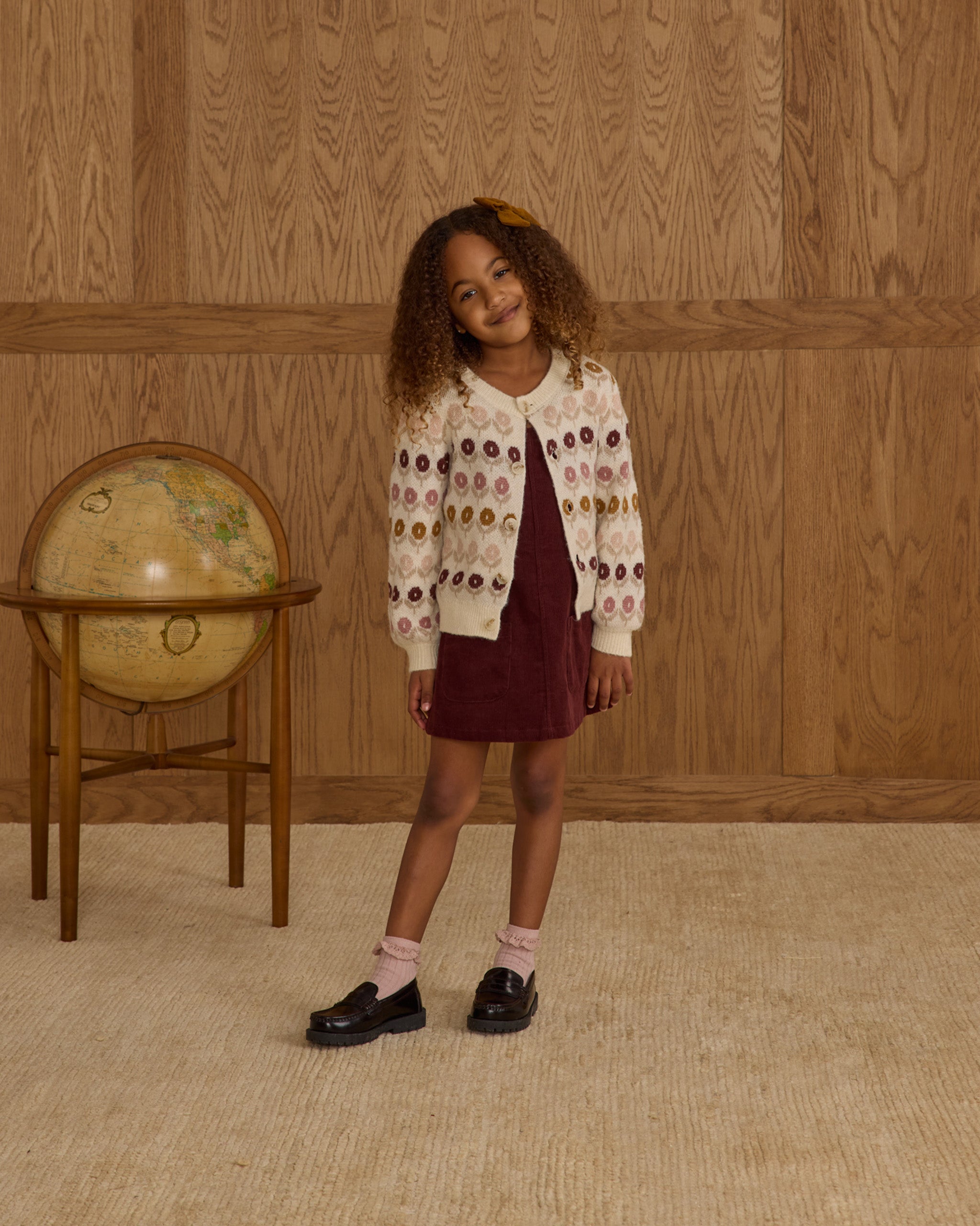 Cheyenne Cardigan || Floral Jacquard