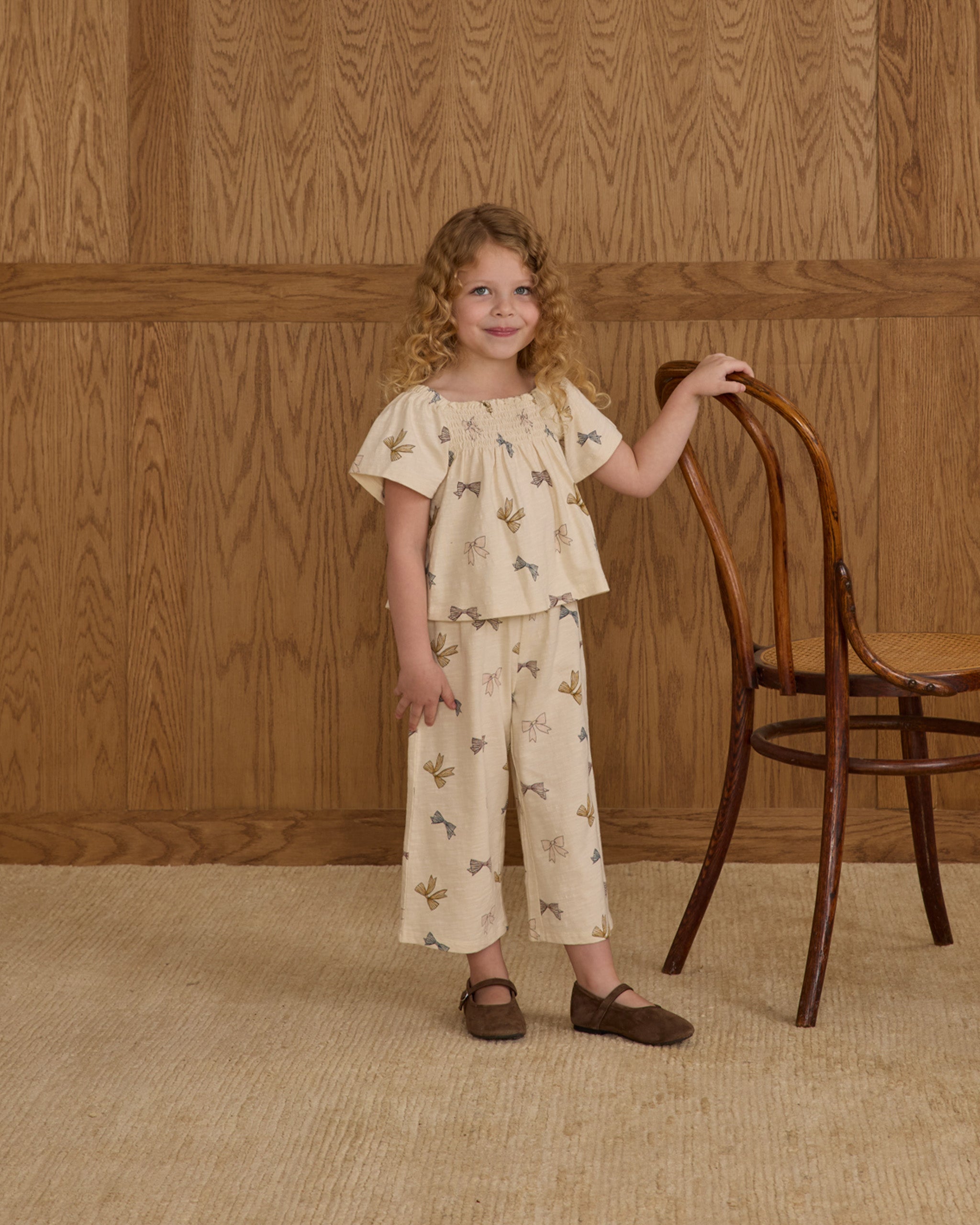 Wide Leg Pant || Bows
