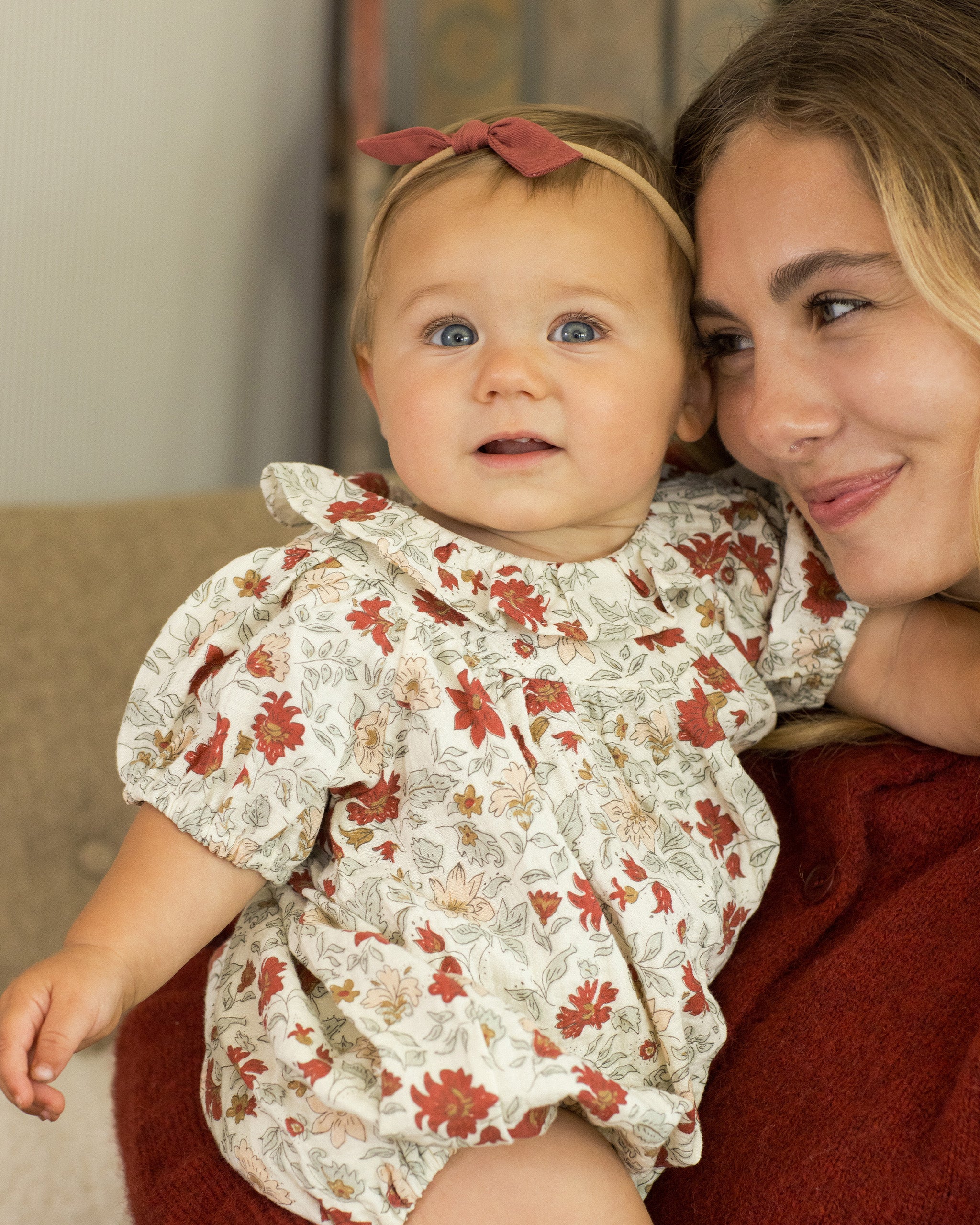 Lula Romper || Holiday Floral